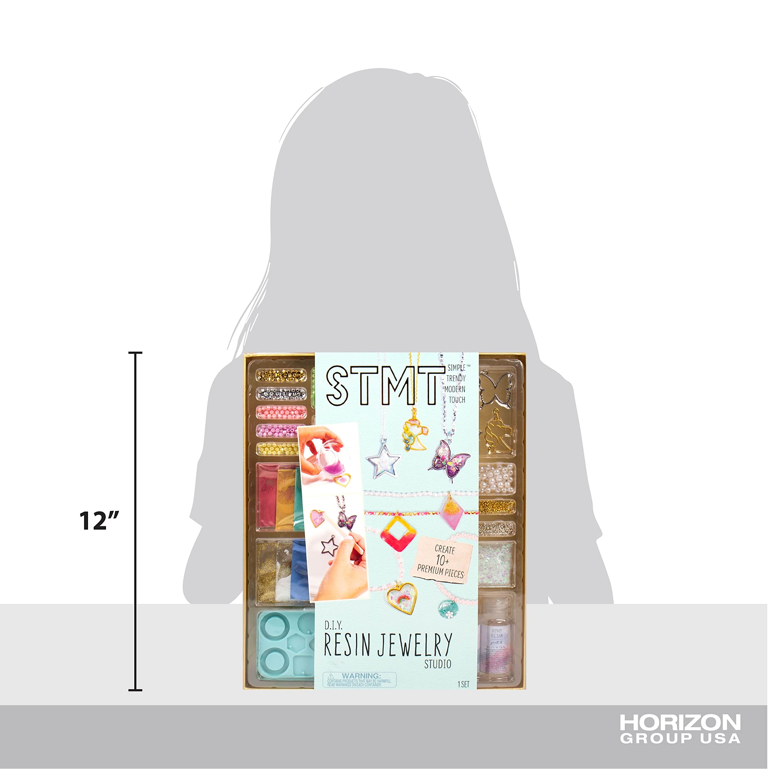 Foto 7 | Kit De Fabricación De Joyas De Resina Stmt Diy Con Moldes Para Niñas Adolescentes - Venta Internacional.