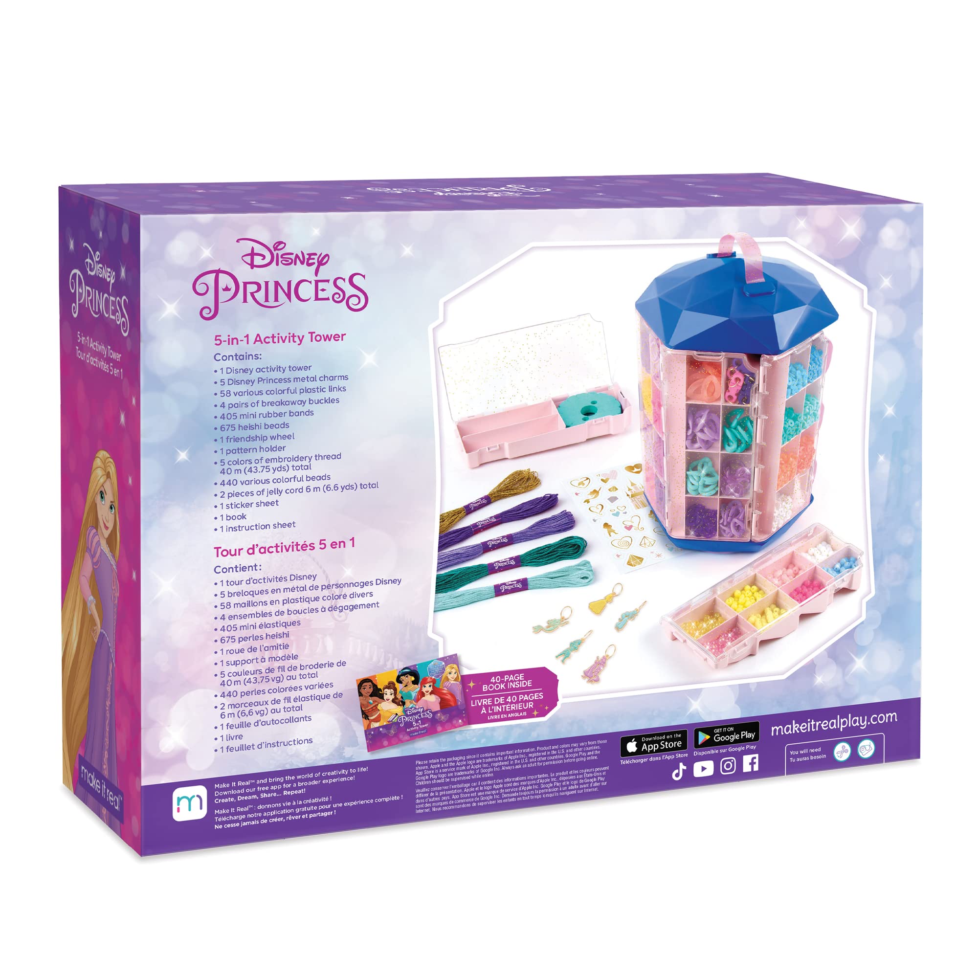 Foto 8 pulgar | Activity Tower Disney Princess Make It Real 1600 Piezas, Más De 8 - Venta Internacional.