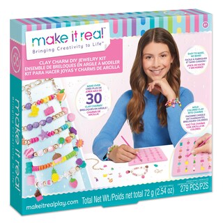 Foto 1 | Kit De Joyas Para Hacer Tú Mismo Con Forma De Clay Charm Make It Real, Haz Más De 30 Dijes - Venta Internacional.