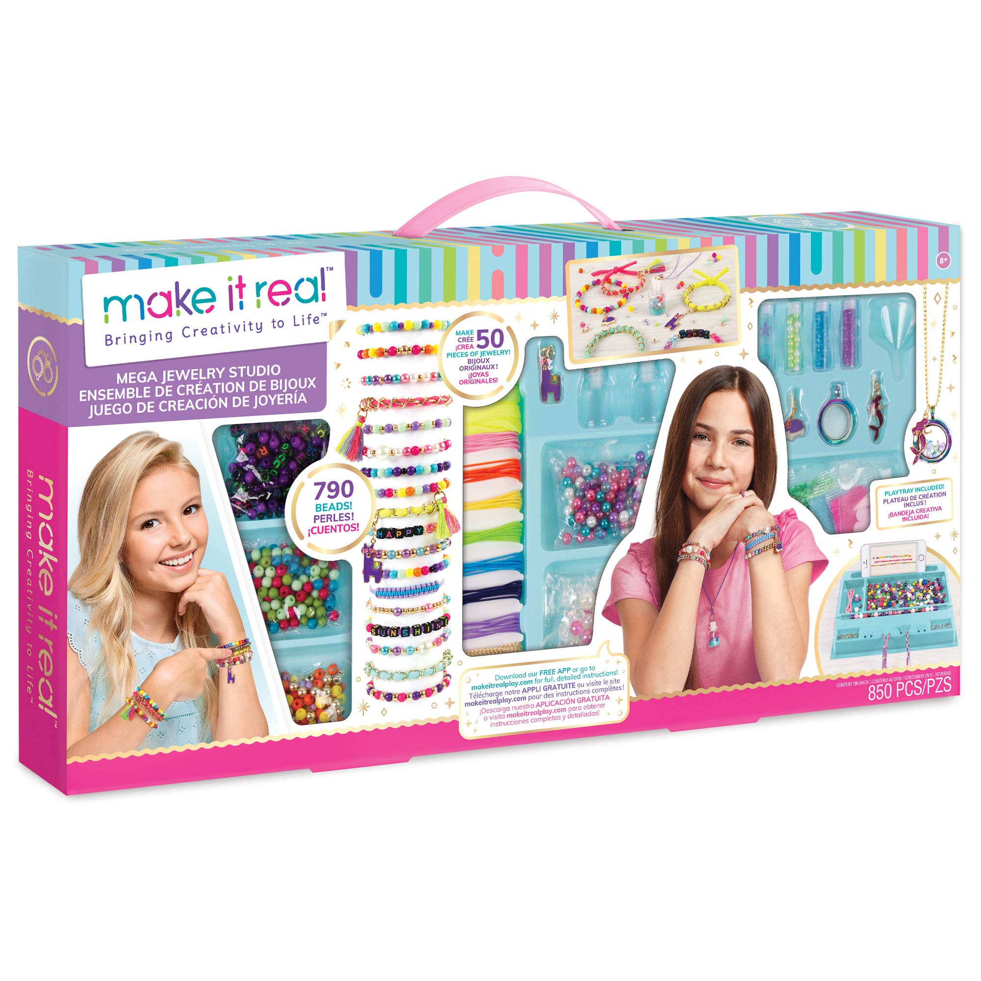 Foto 2 pulgar | Kit Para Hacer Joyas Make It Real Mega Jewelry Studio 8+ - Venta Internacional.