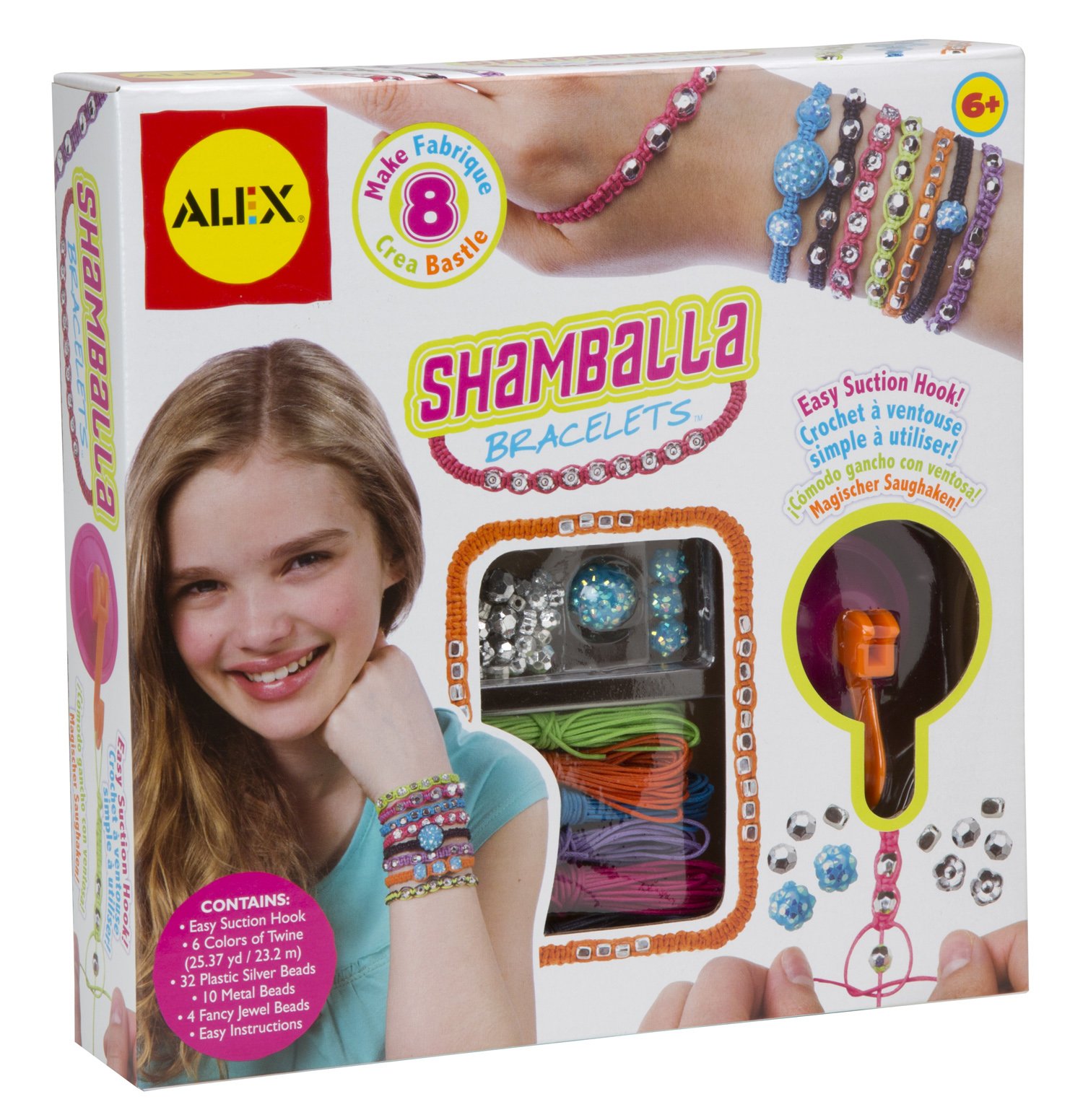 Kit De Fabricación De Pulseras Alex Diy Wear Shamballa Para Niños Mayores De 6 Años - Venta Internacional.