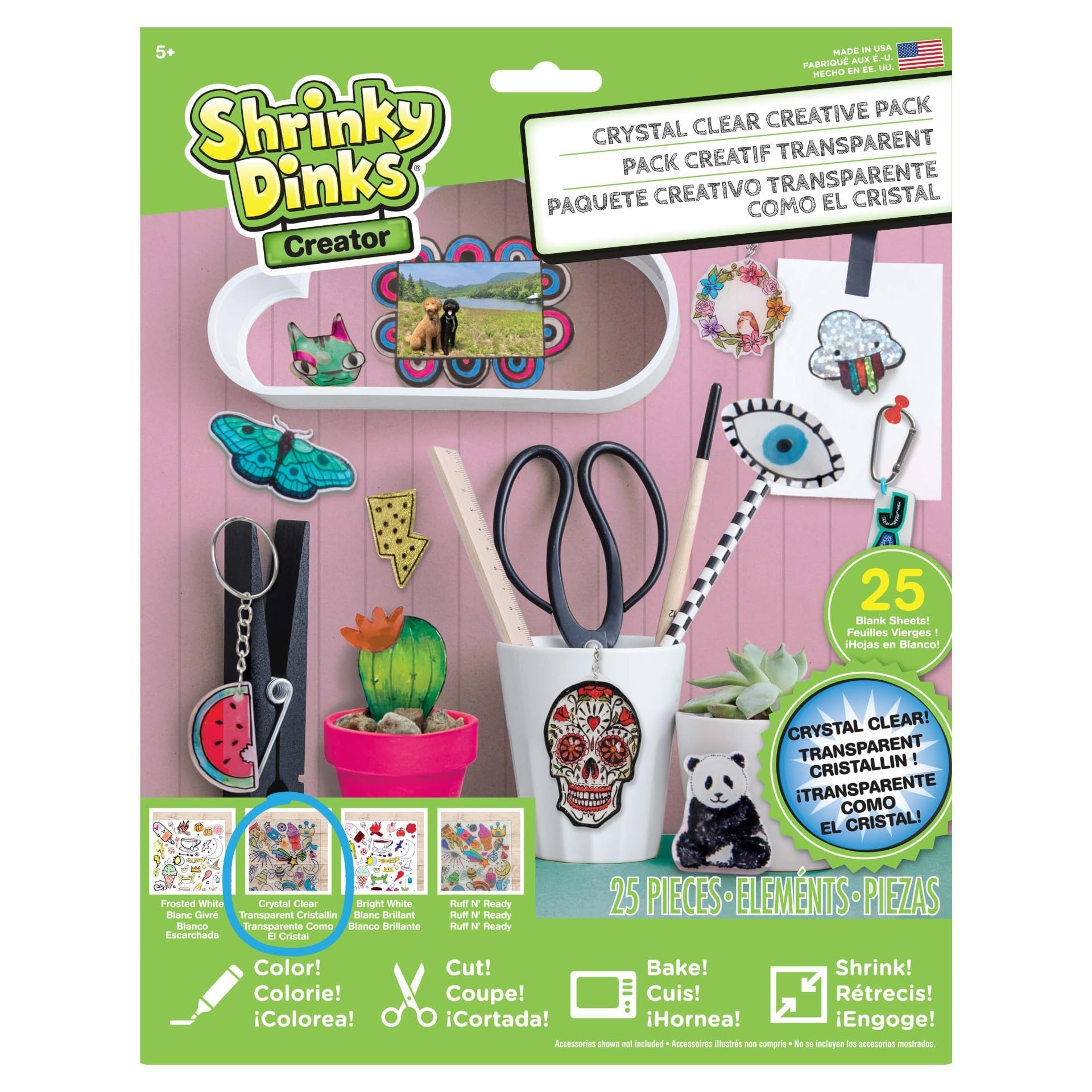 Foto 6 pulgar | Set De Actividades De Arte Y Artesanía Just Play Shrinky Dinks 6+ - Venta Internacional.