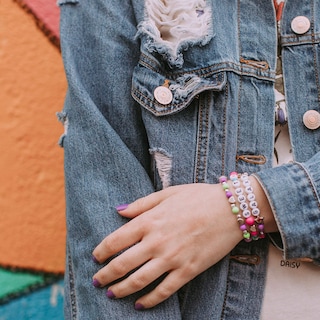 Foto 7 | Kit De Pulseras Make It Real Block 'n Rock Con 147 Piezas Para Más De 8 Años - Venta Internacional.