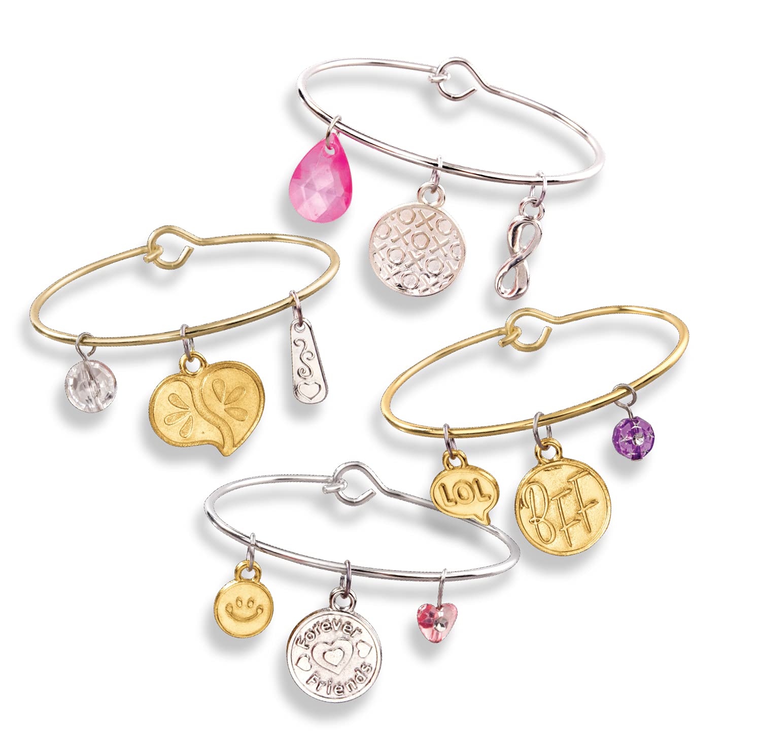 Foto 3 pulgar | Kit De Pulseras Con Dijes Cra-z-art Shimmer 'n Sparkle Trendy - Venta Internacional.