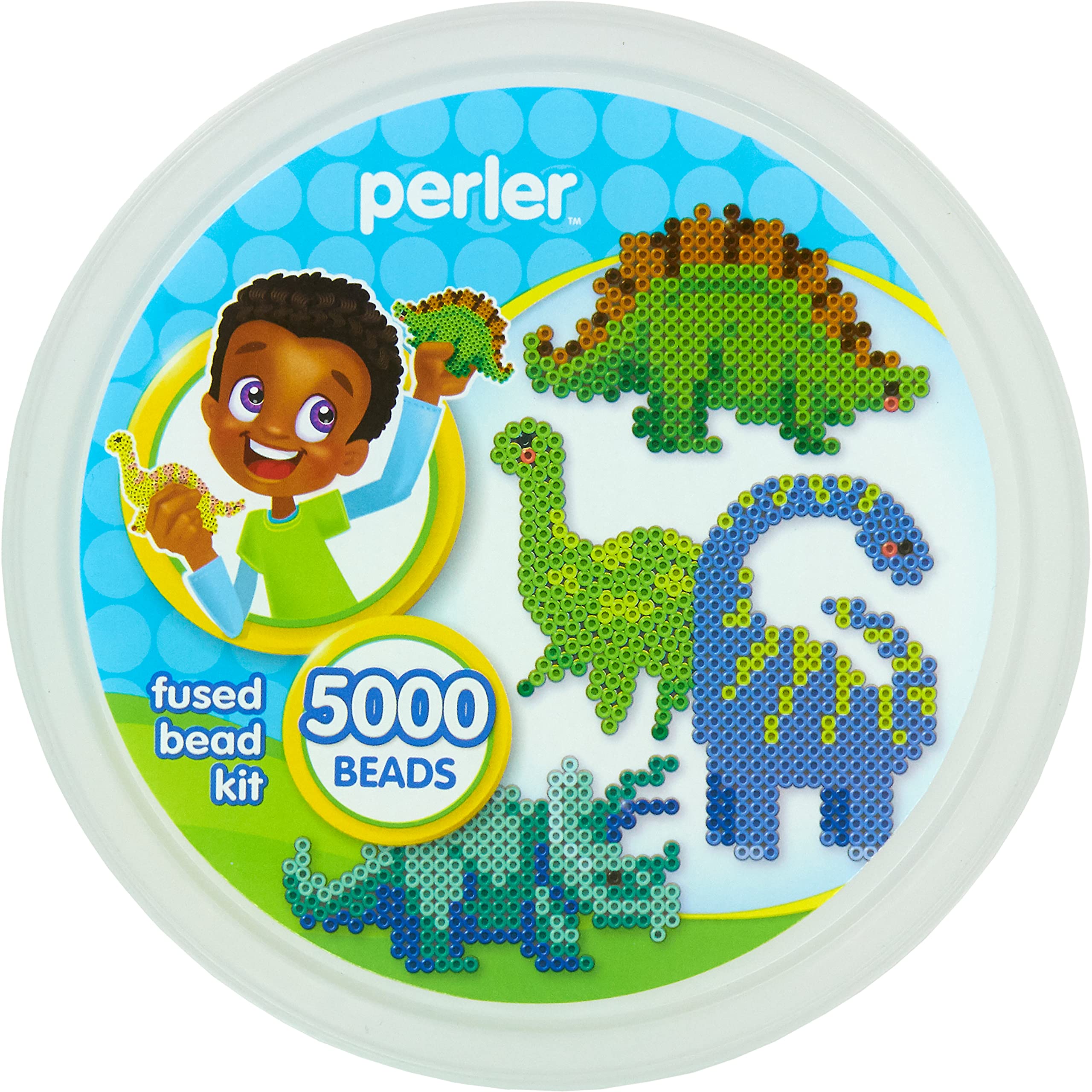 Foto 4 pulgar | Kit De Actividades Craft Bead Bucket Perler Dinosaur 5004 Unidades - Venta Internacional.