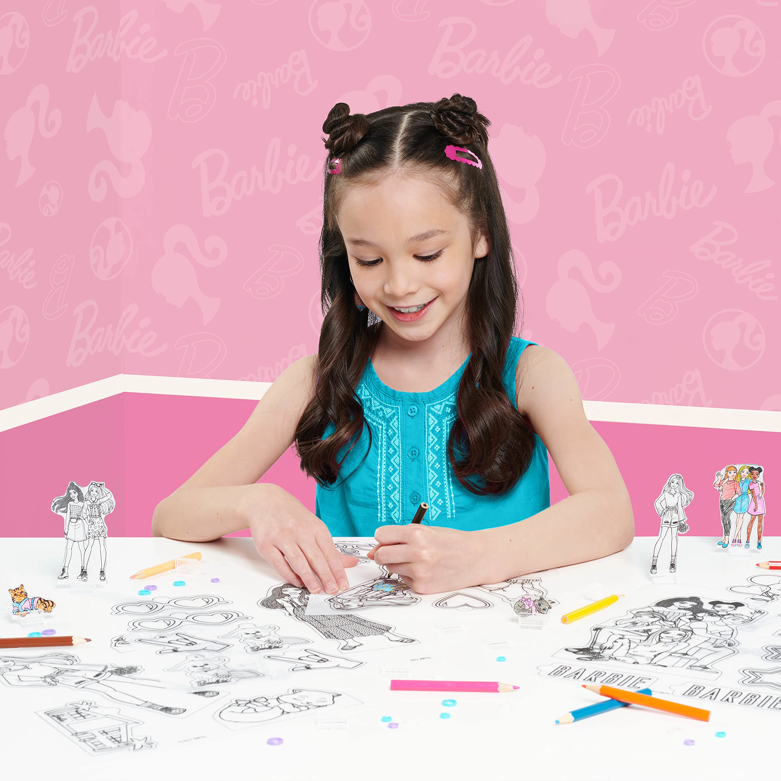 Foto 3 pulgar | Kit Shrinky Dinks Just Play Barbie Con Accesorios Para Más De 5 Años - Venta Internacional.