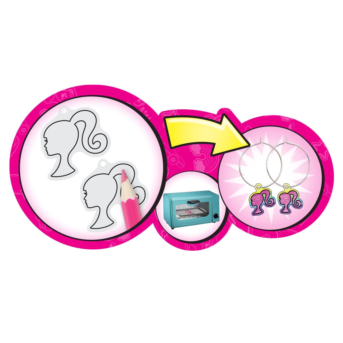 Foto 6 pulgar | Kit Shrinky Dinks Just Play Barbie Con Accesorios Para Más De 5 Años - Venta Internacional.