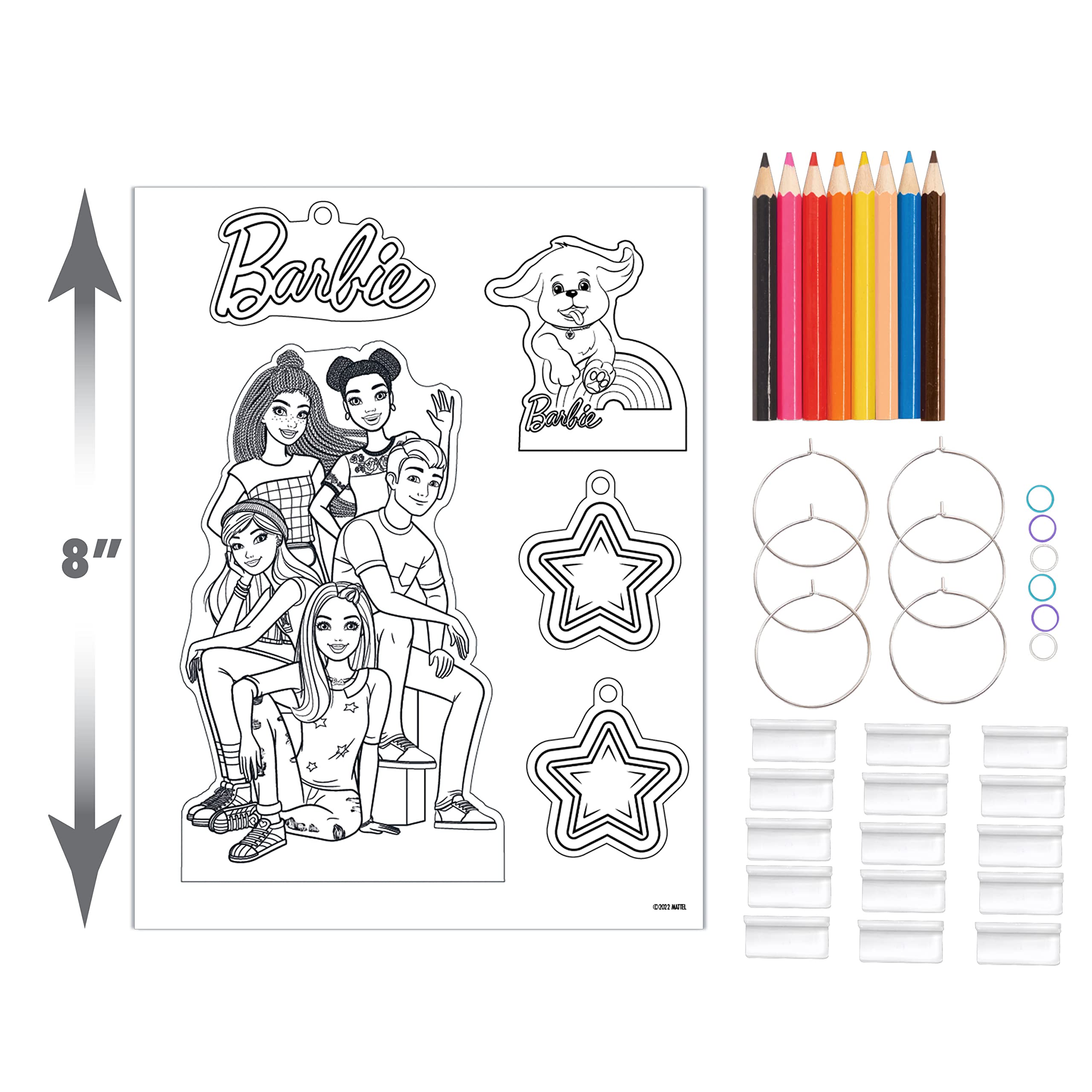 Foto 6 | Kit Shrinky Dinks Just Play Barbie Con Accesorios Para Más De 5 Años - Venta Internacional.