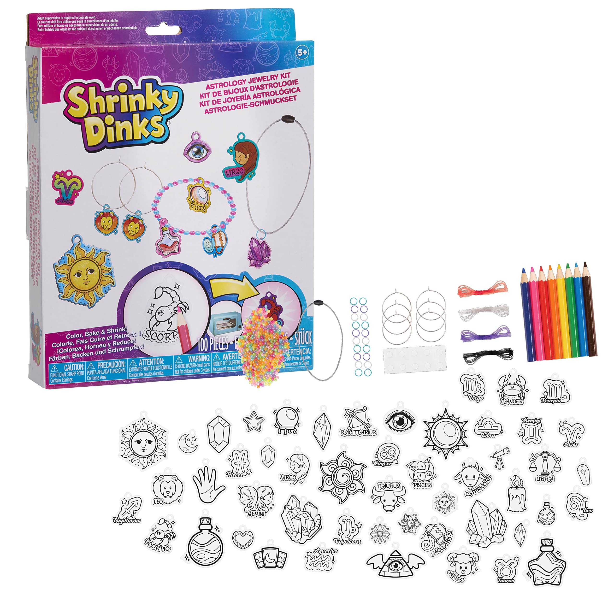 Foto 2 pulgar | Set De Manualidades Just Play Shrinky Dinks Astrology 5+ - Venta Internacional.