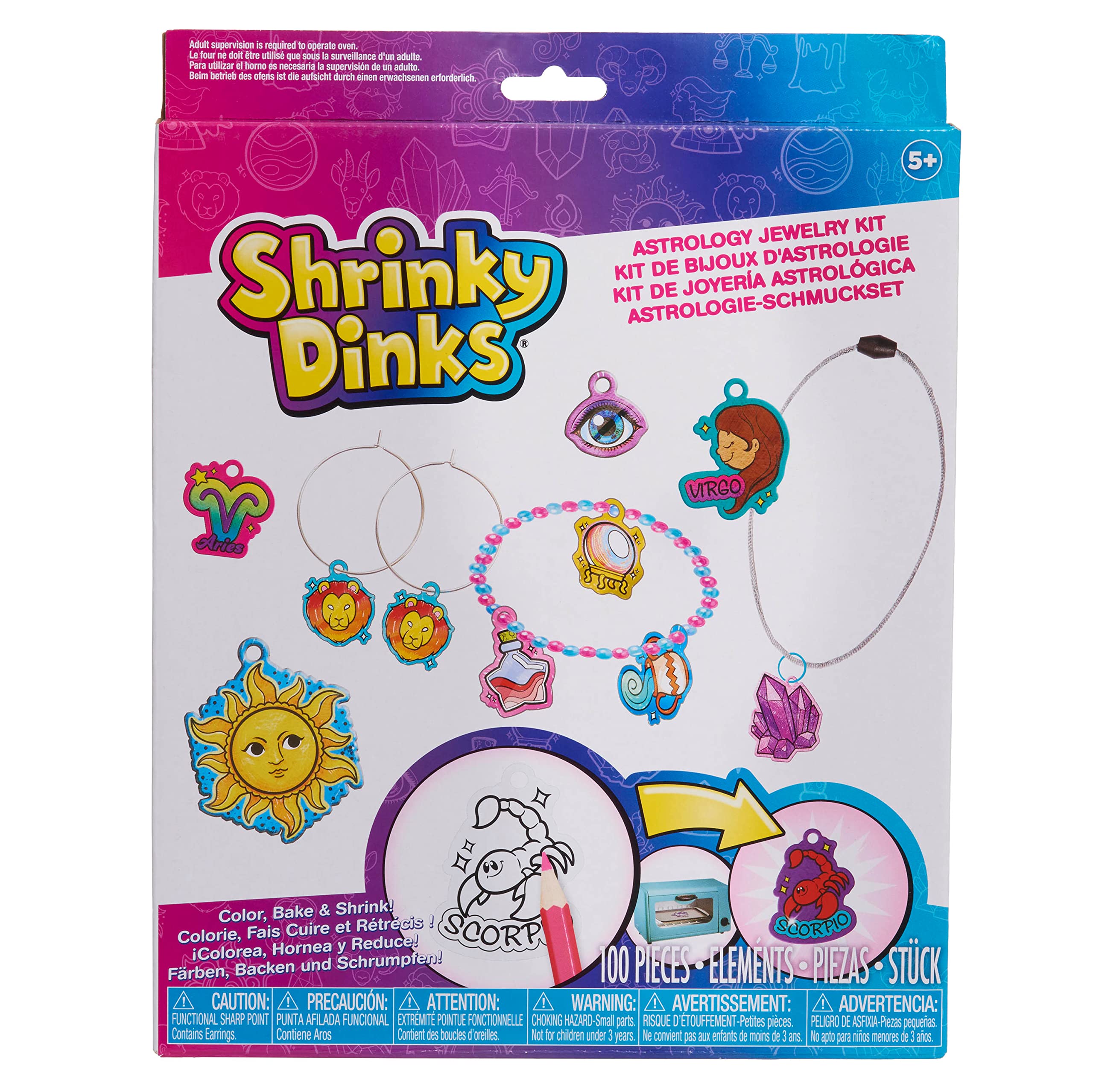 Foto 8 pulgar | Set De Manualidades Just Play Shrinky Dinks Astrology 5+ - Venta Internacional.