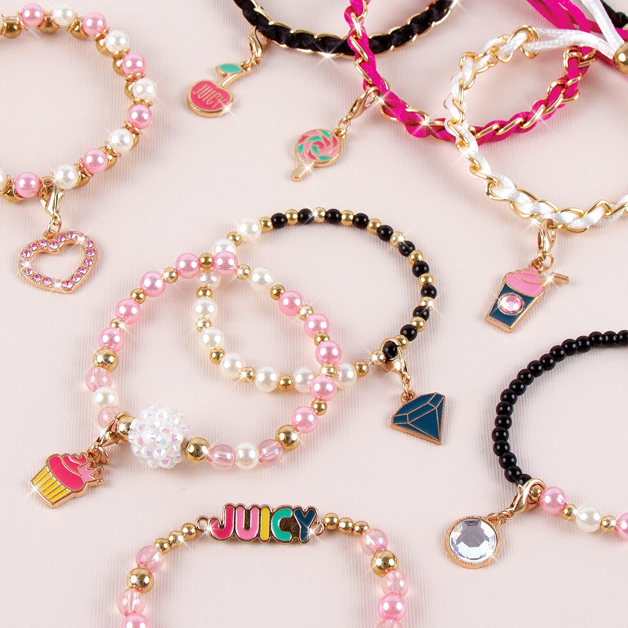 Foto 8 pulgar | Kit Para Hacer Pulseras Con Dijes Diy Make It Real Juicy Couture - Venta Internacional.