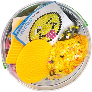 Foto 3 | Cubo Para Emojis Craft Perler Beads, 8500 Unidades, Con Tableros Perforados Y Estampado - Venta Internacional.