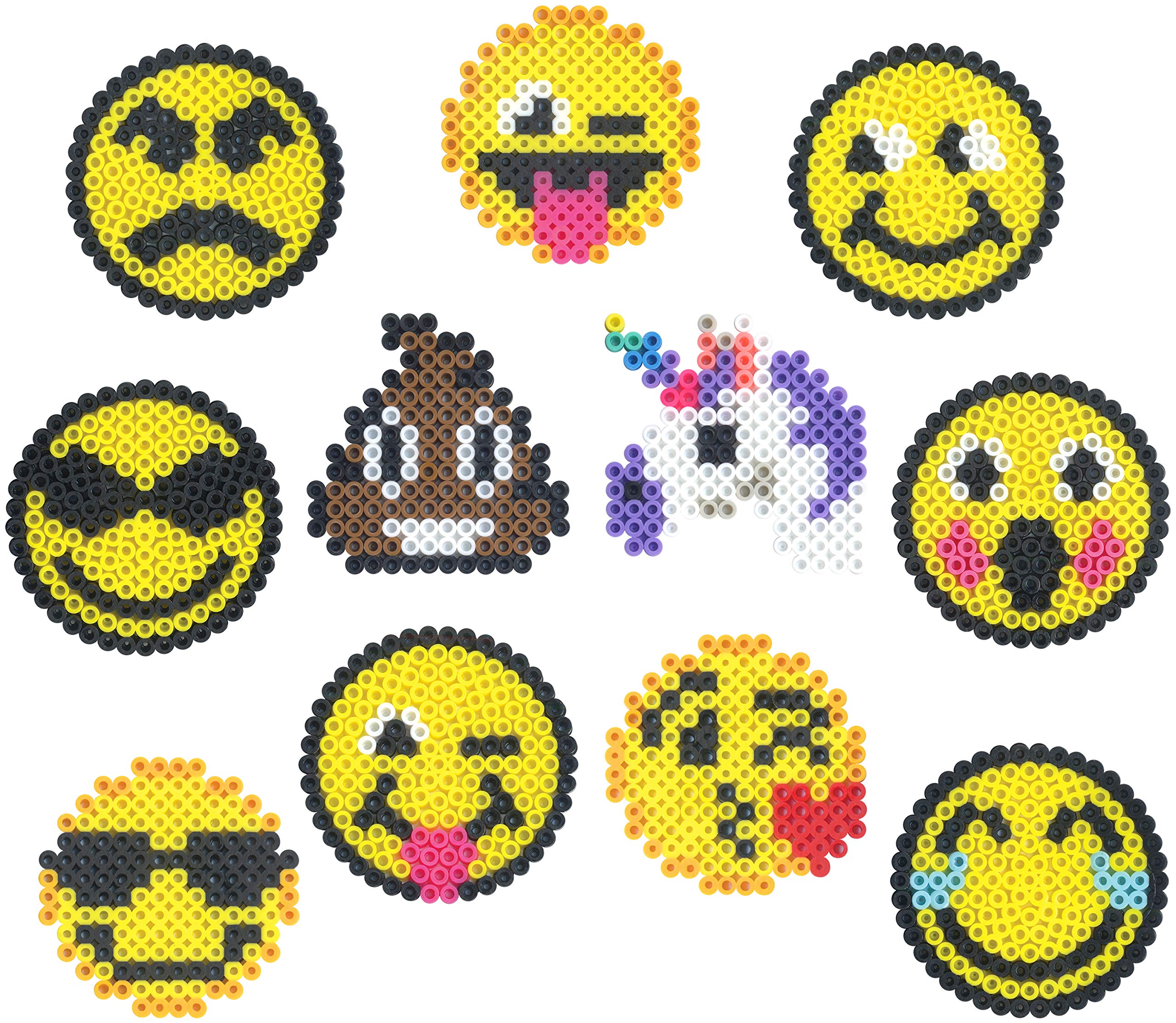 Foto 6 pulgar | Cubo Para Emojis Craft Perler Beads, 8500 Unidades, Con Tableros Perforados Y Estampado - Venta Internacional.