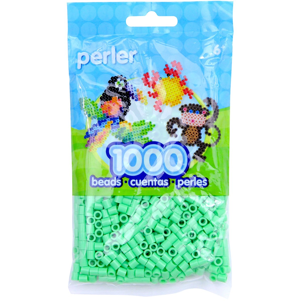 Foto 2 pulgar | Fuse Beads Perler, 1000 Unidades, Para Manualidades, Color Verde - Venta Internacional.