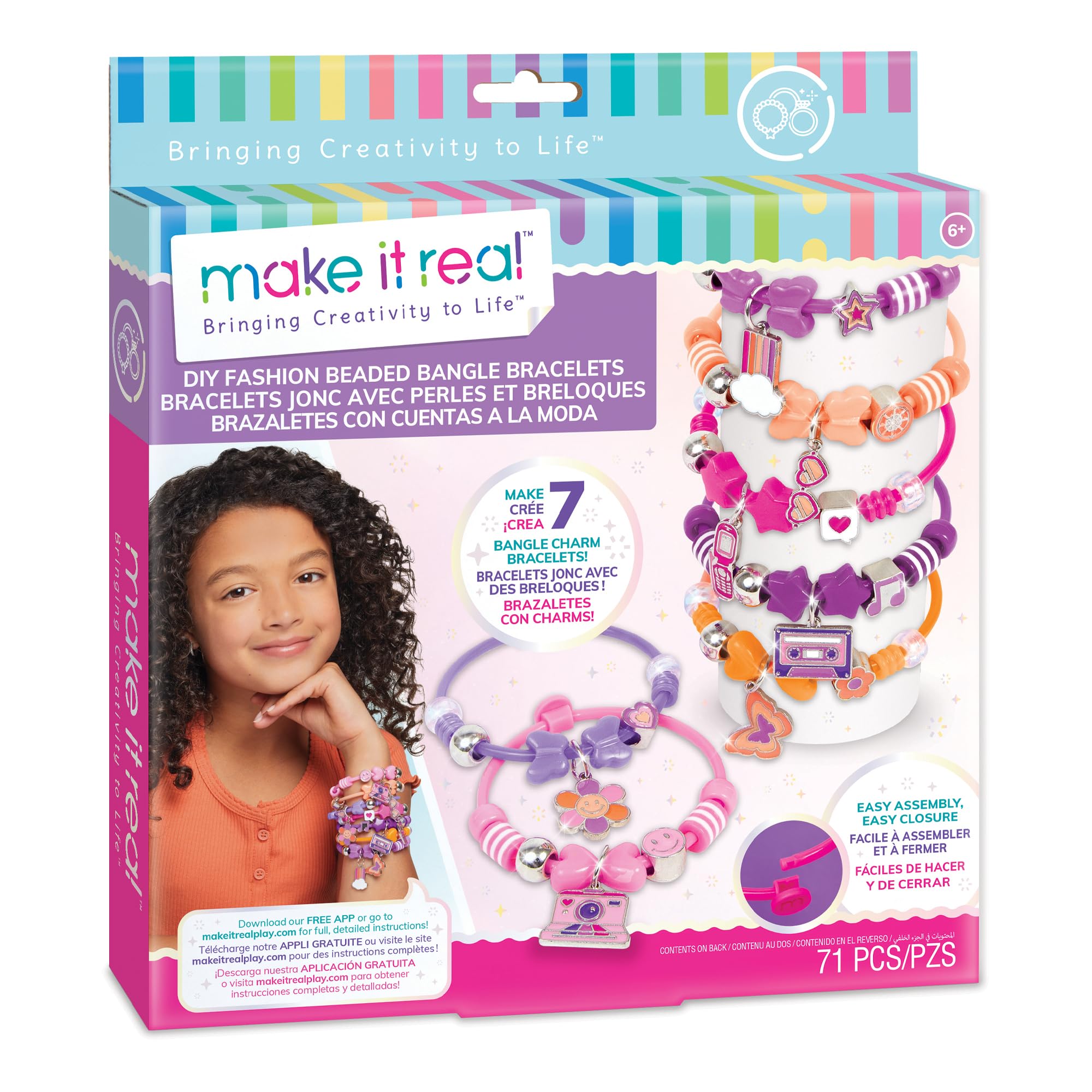 Kit de Joyería Make It Real DIY Brazaletes con Cuentas - Venta Internacional