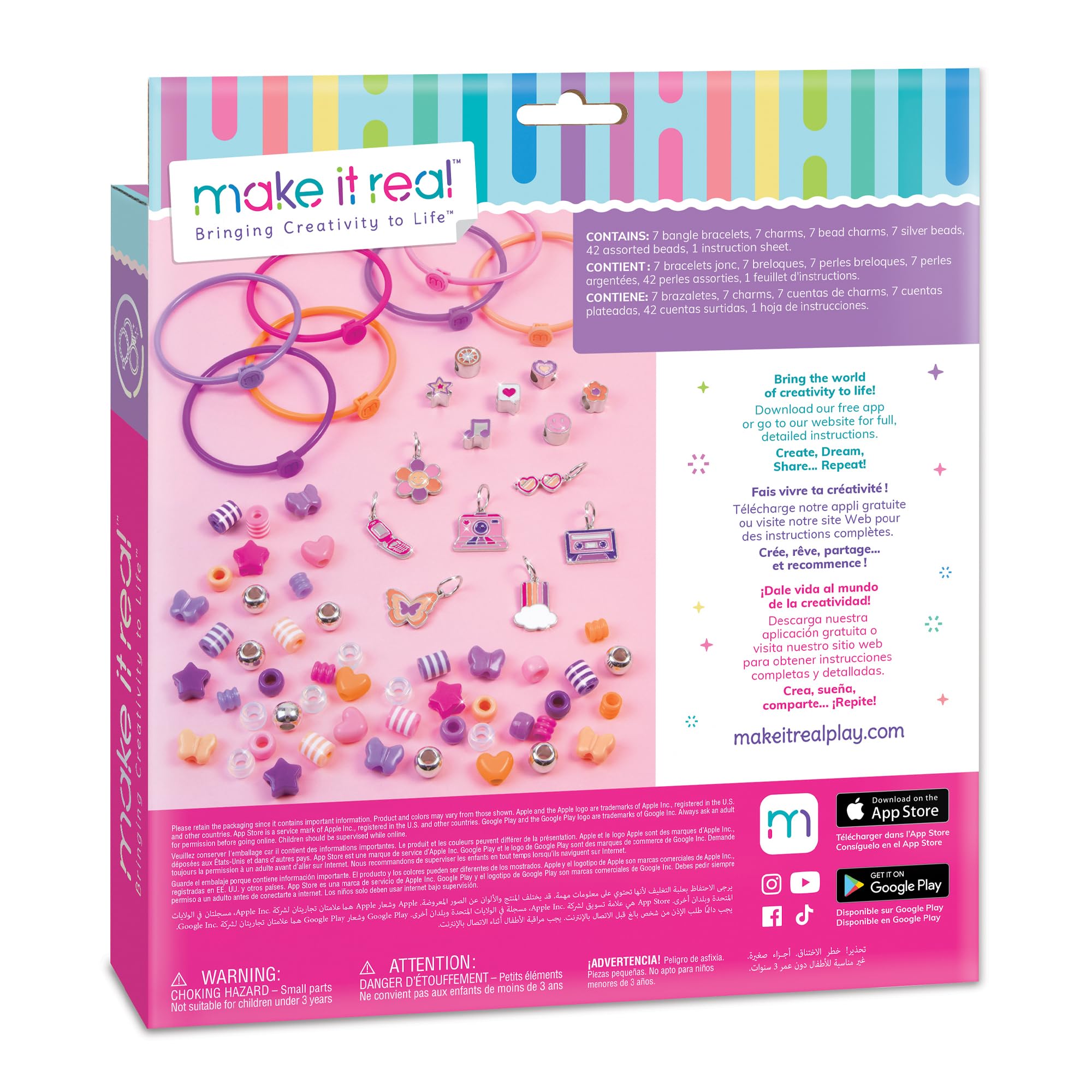 Foto 3 pulgar | Kit de Joyería Make It Real DIY Brazaletes con Cuentas - Venta Internacional