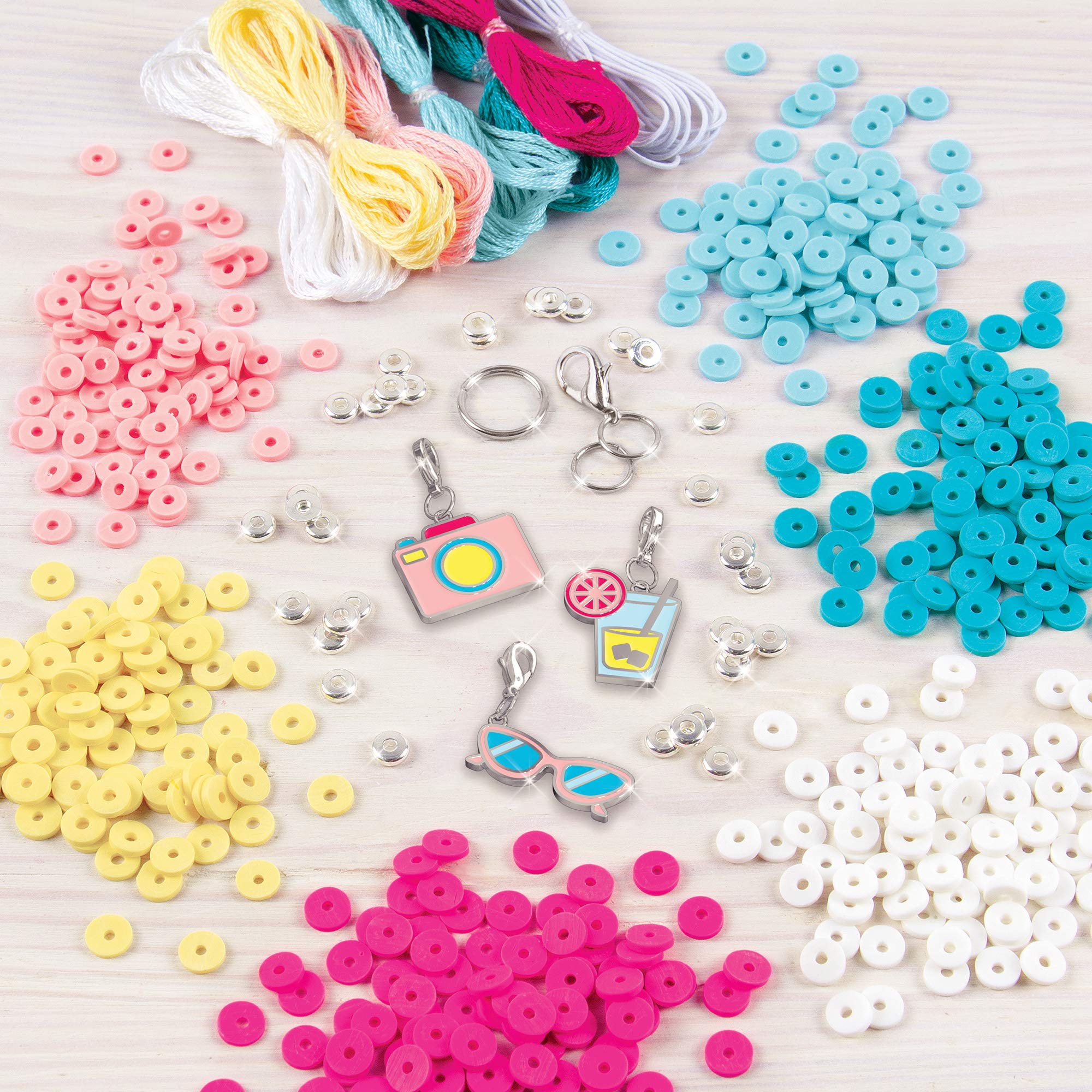 Foto 4 pulgar | Kit Para Hacer Pulseras Make It Real Summer Vibes Para Niñas De Más De 8 Años - Venta Internacional.