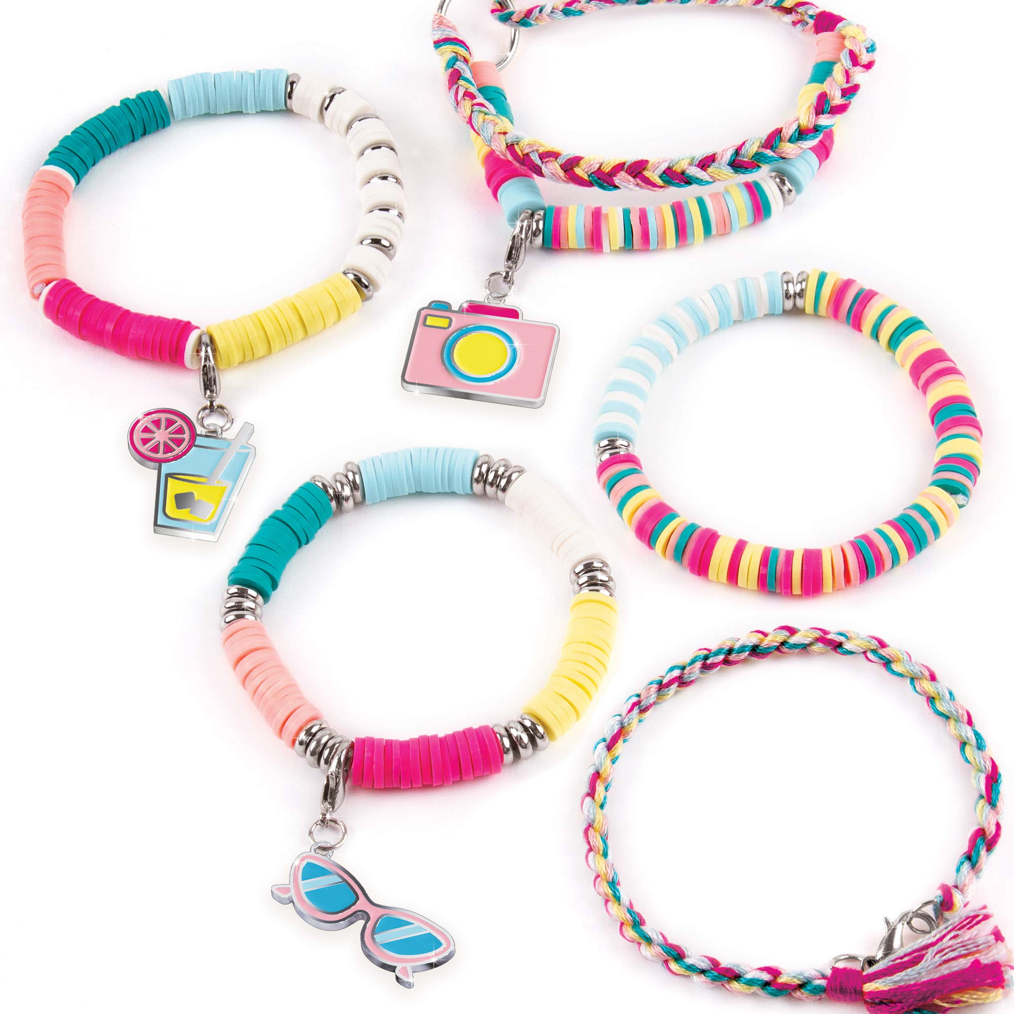 Foto 5 pulgar | Kit Para Hacer Pulseras Make It Real Summer Vibes Para Niñas De Más De 8 Años - Venta Internacional.