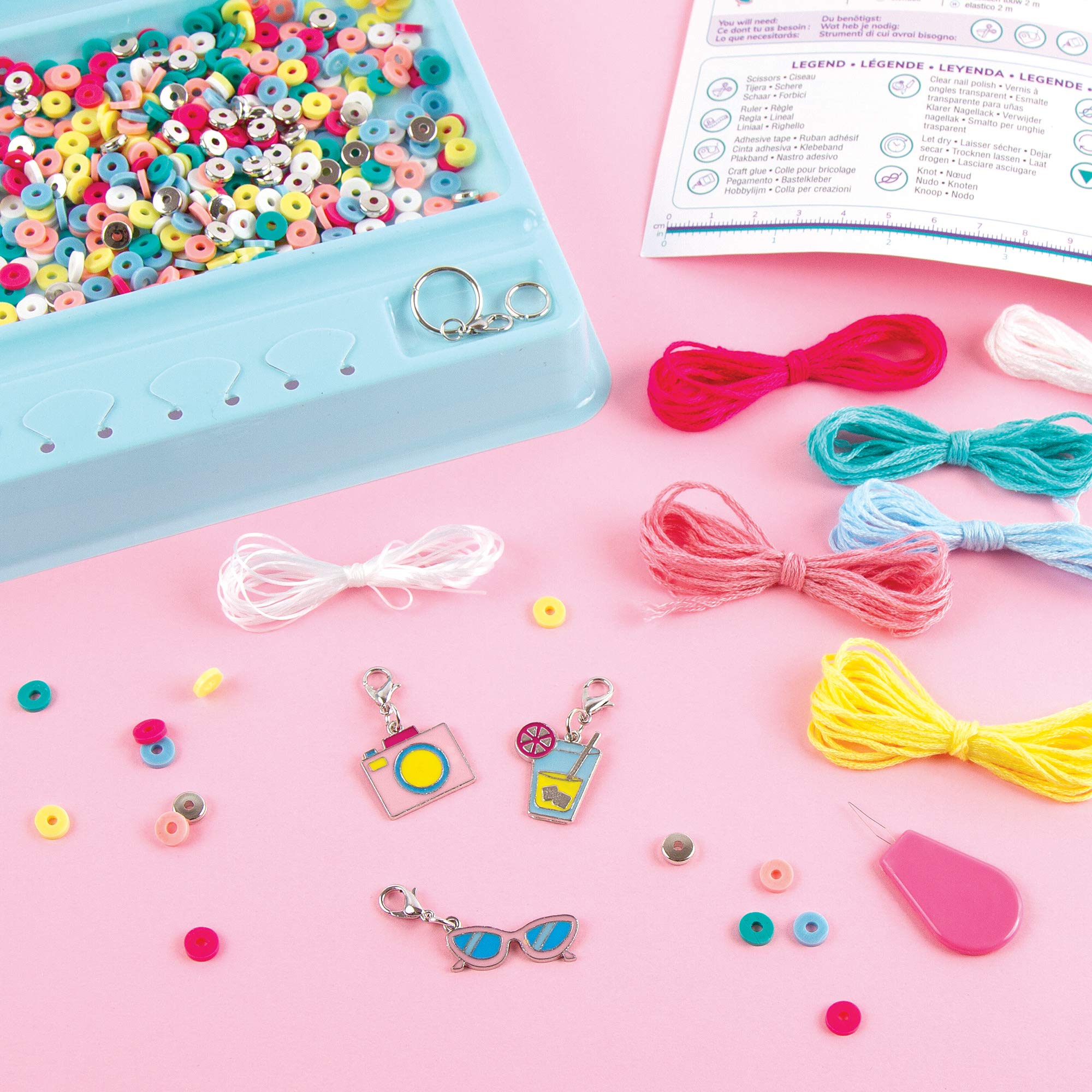 Foto 6 | Kit Para Hacer Pulseras Make It Real Summer Vibes Para Niñas De Más De 8 Años - Venta Internacional.