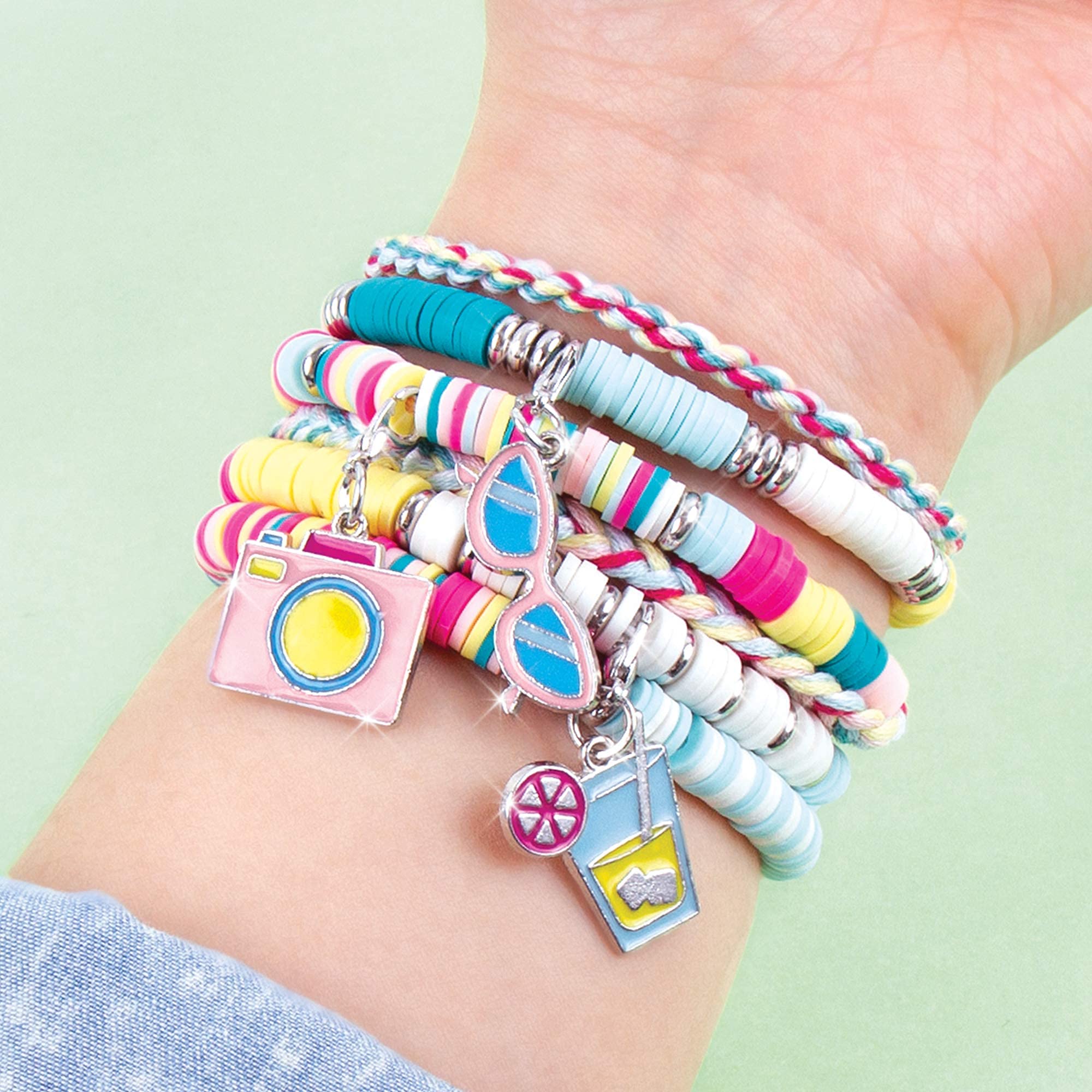 Foto 7 | Kit Para Hacer Pulseras Make It Real Summer Vibes Para Niñas De Más De 8 Años - Venta Internacional.