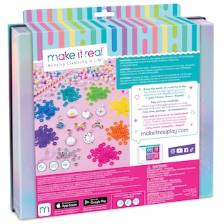 Foto 2 | Set Para Hacer Joyas Make It Real Rainbows & Pearls Para Más De 8 Años - Venta Internacional.