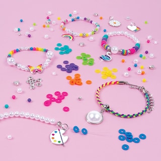 Foto 4 | Set Para Hacer Joyas Make It Real Rainbows & Pearls Para Más De 8 Años - Venta Internacional.