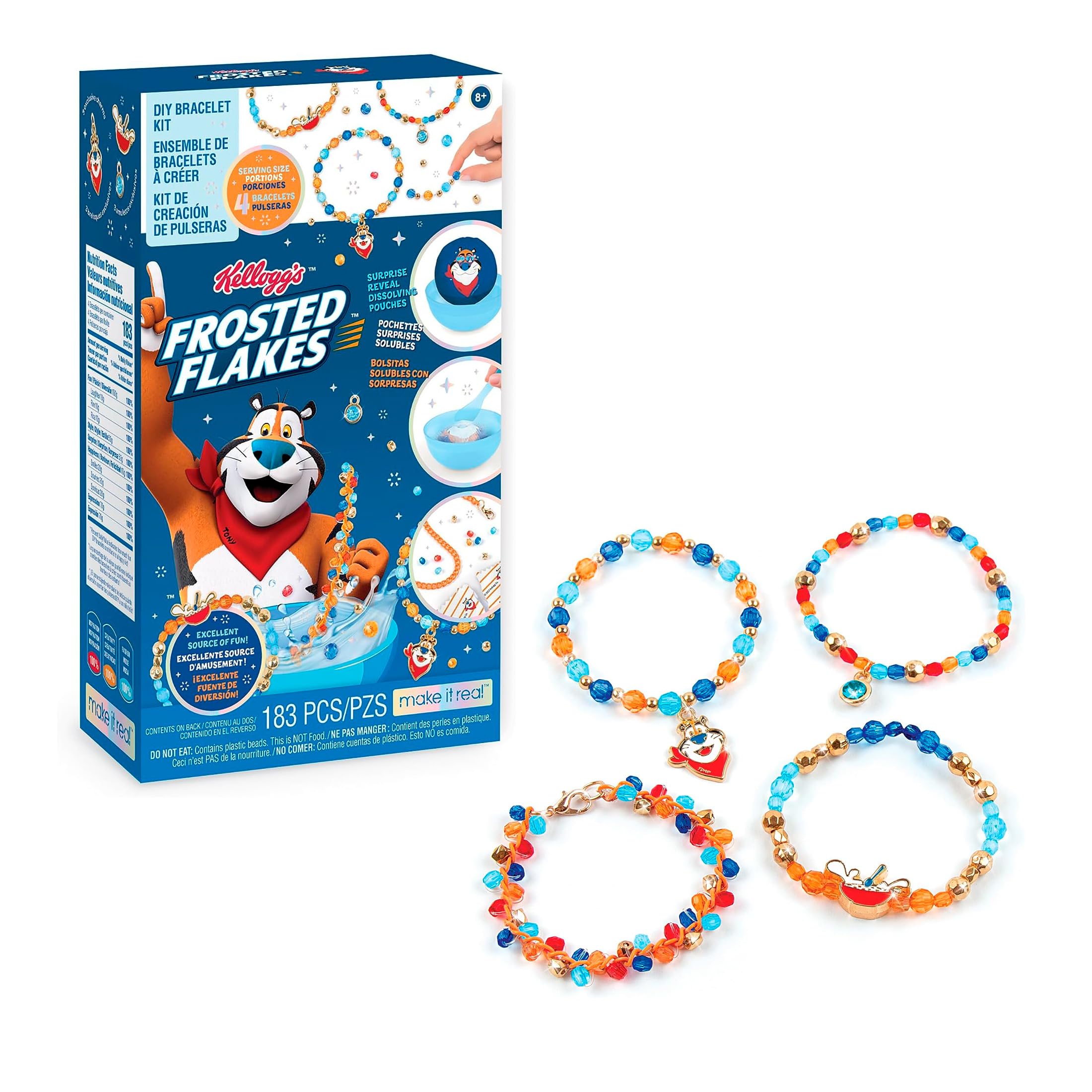 Foto 2 pulgar | Kit De Pulseras Make It Real Kellogg's Clearlsly Cute Frosted Flakes - Venta Internacional.