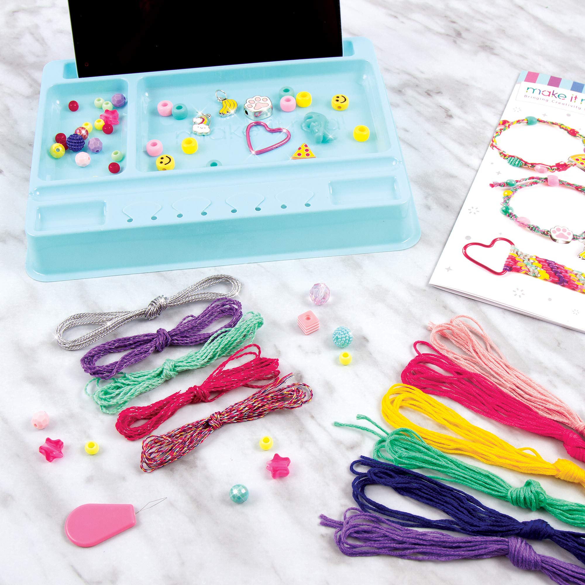 Foto 7 pulgar | Kit Para Hacer Pulseras Make It Real Good Vibes Con Funda Para Niñas Mayores De 8 Años - Venta Internacional.