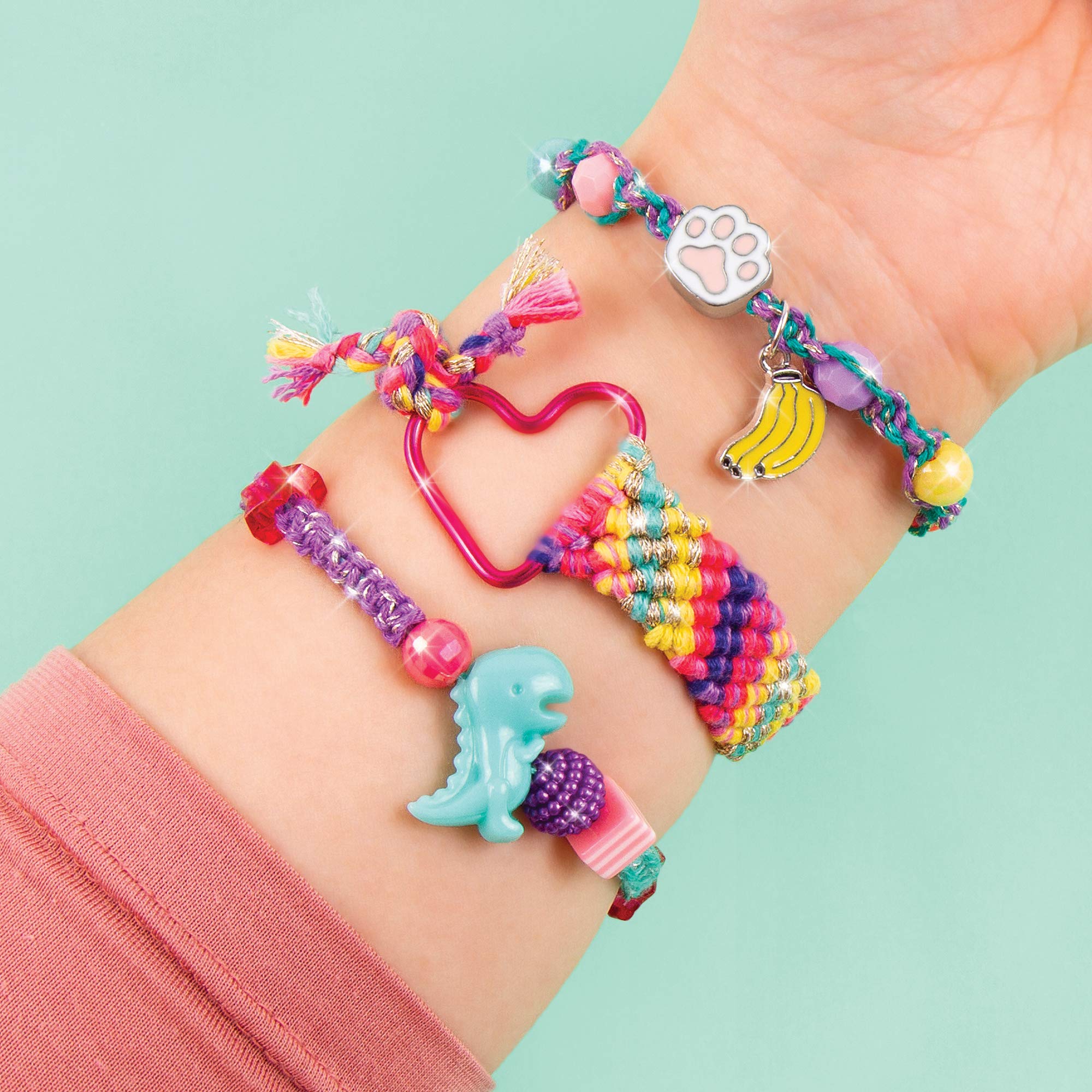 Foto 8 pulgar | Kit Para Hacer Pulseras Make It Real Good Vibes Con Funda Para Niñas Mayores De 8 Años - Venta Internacional.