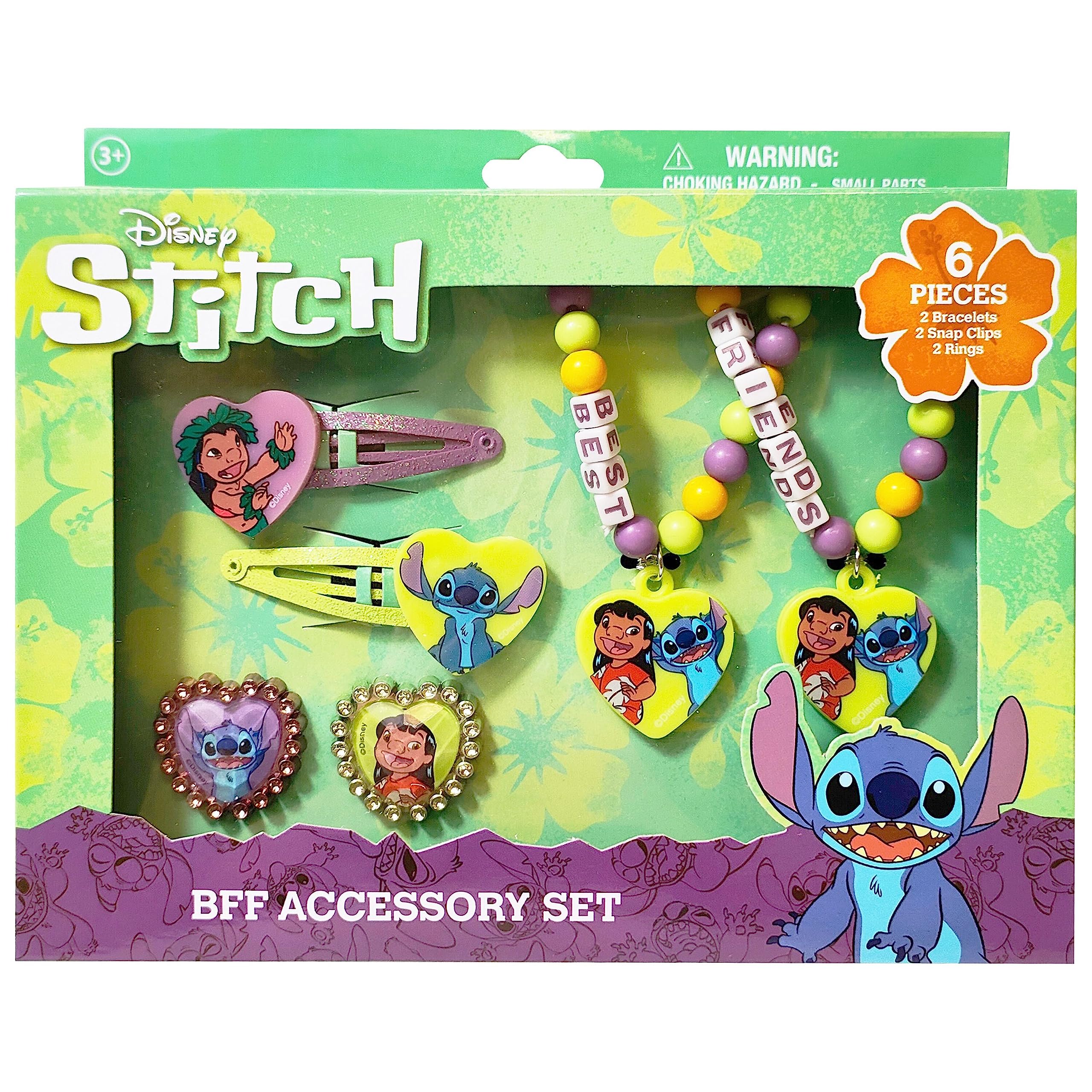 Juego De Joyeros De Juguete Luv Her Disney Stitch Girls Bff, 6 Piezas - Venta Internacional.