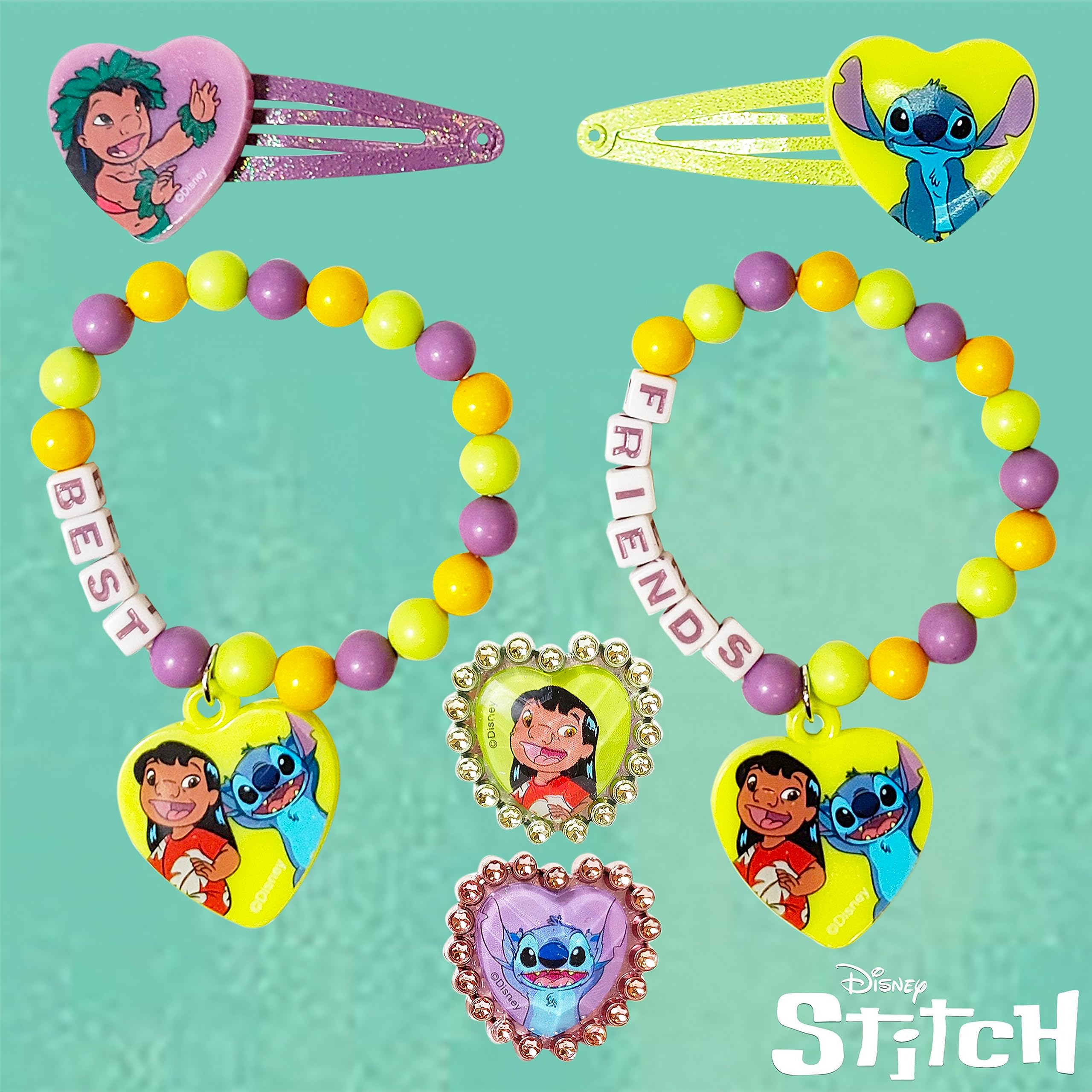 Foto 3 pulgar | Juego De Joyeros De Juguete Luv Her Disney Stitch Girls Bff, 6 Piezas - Venta Internacional.