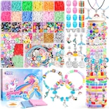 Kit De Fabricación De Pulseras Zooi Para Niñas De 6 A 12 Años Con 2400 Cuentas - Venta Internacional.