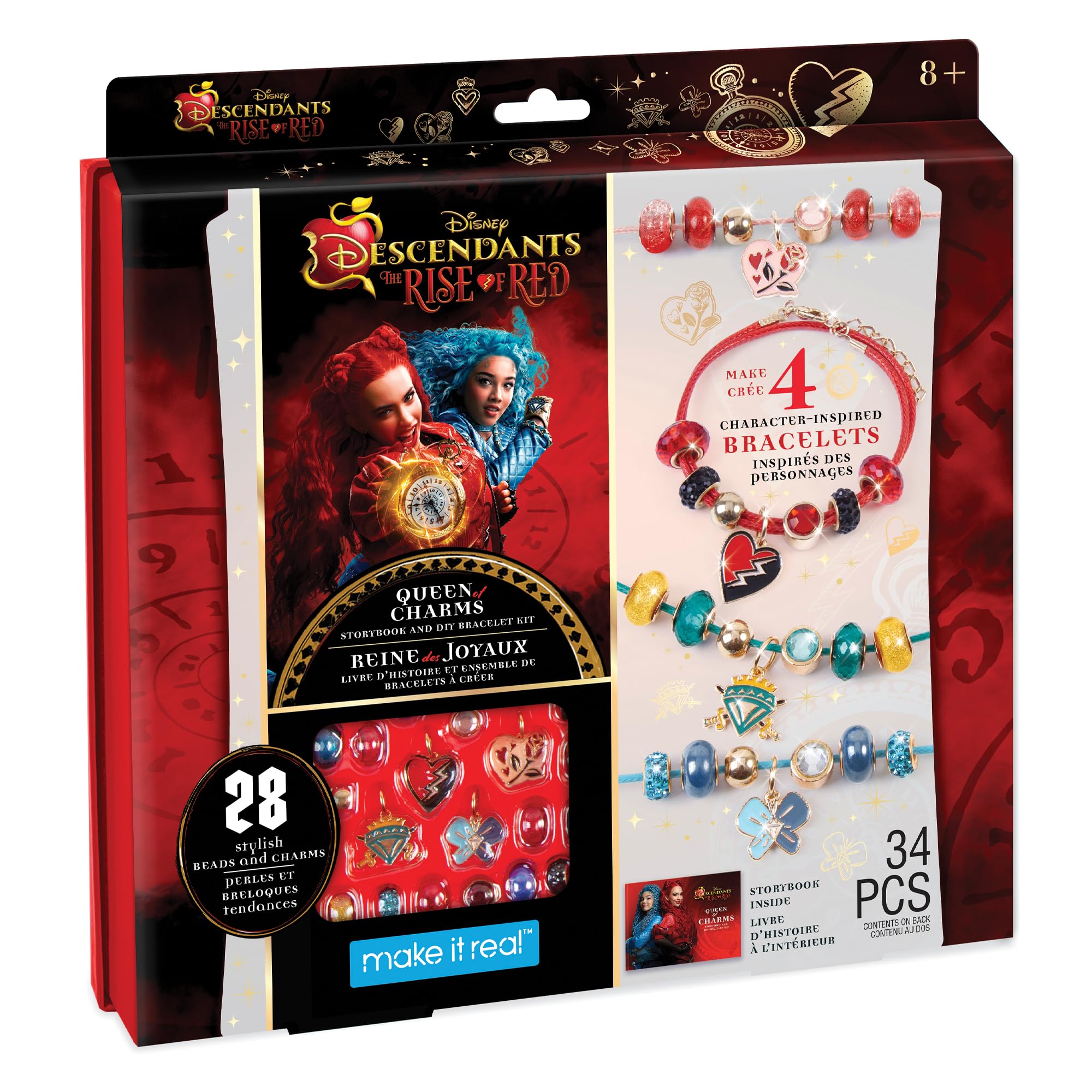 Foto 2 pulgar | Kit De Joyas Make It Real Descendants 4 Rise Of Red, 34 Piezas - Venta Internacional.