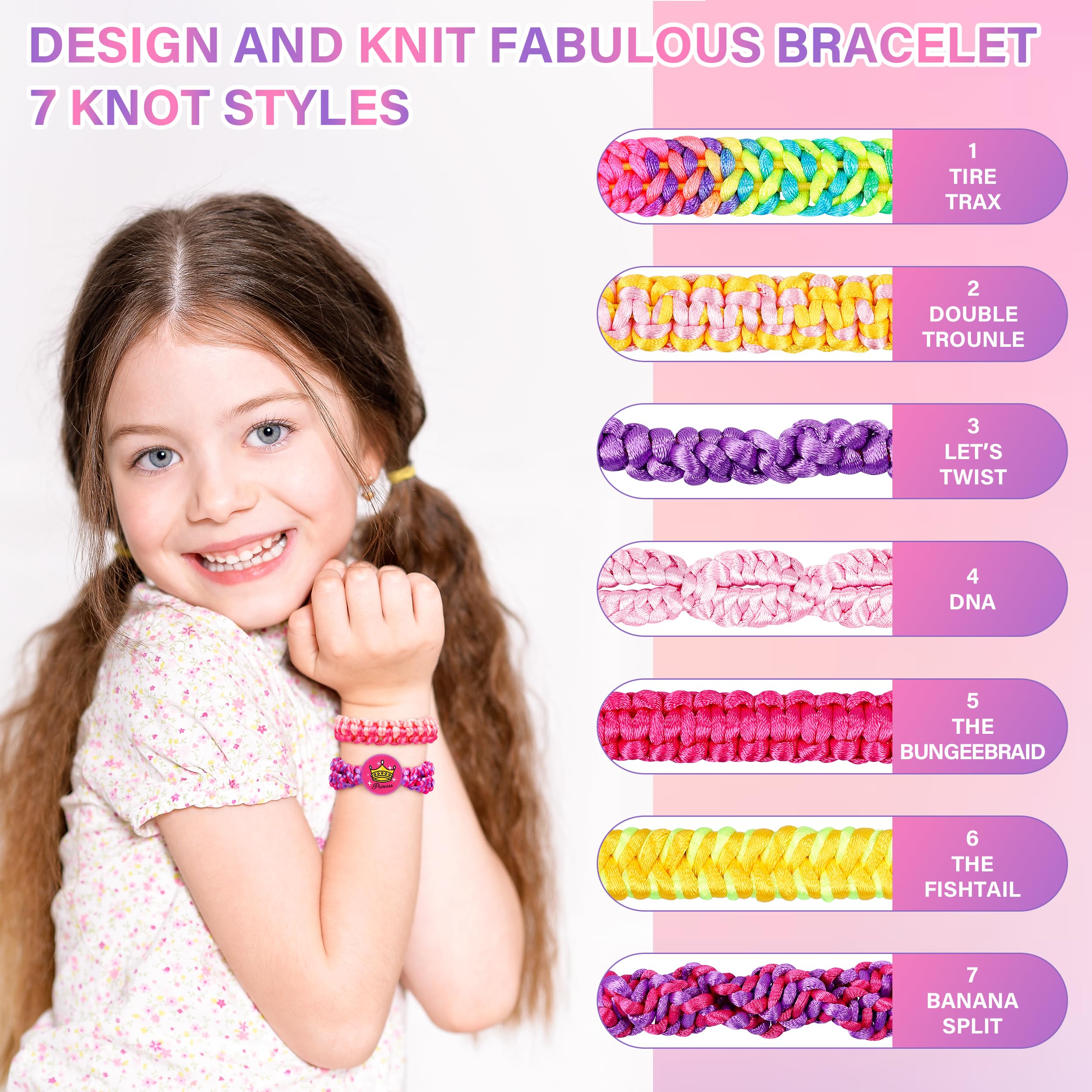 Foto 3 pulgar | Kit De Fabricación De Pulseras De Amistad Dpai Para Niñas Mayores De 6 Años - Venta Internacional.