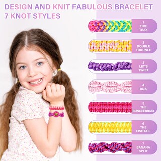 Foto 2 | Kit De Fabricación De Pulseras De Amistad Dpai Para Niñas Mayores De 6 Años - Venta Internacional.