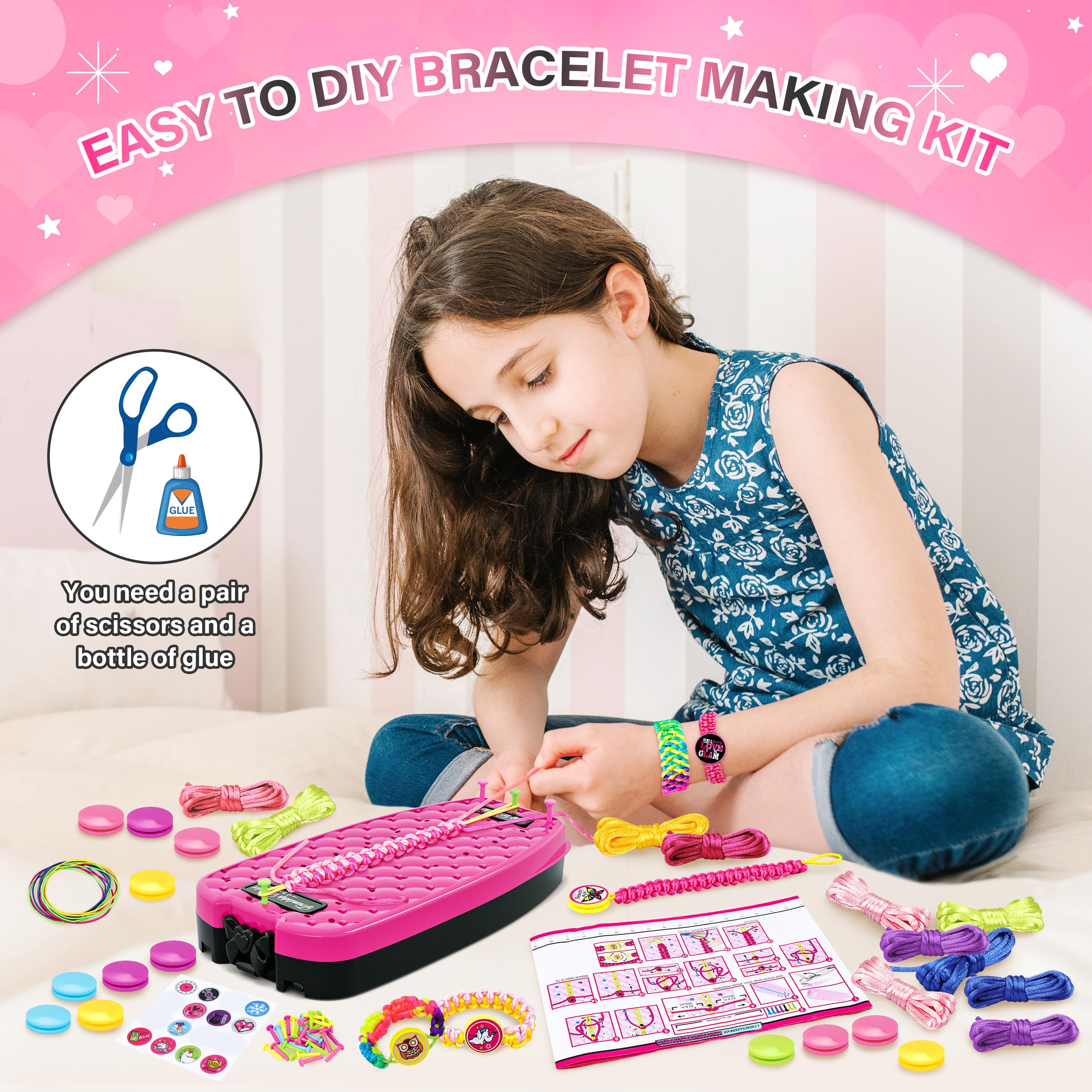 Foto 7 pulgar | Kit De Fabricación De Pulseras De Amistad Dpai Para Niñas Mayores De 6 Años Con Caja - Venta Internacional.