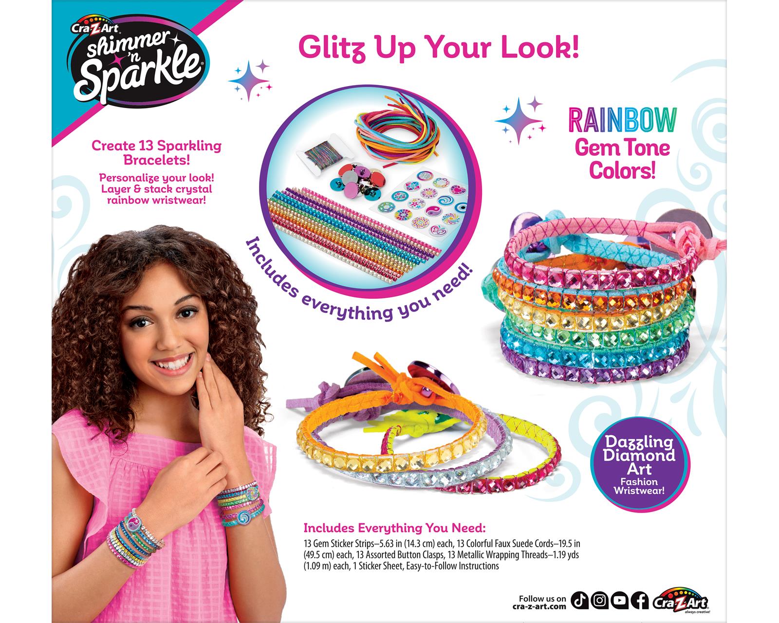 Foto 2 pulgar | Kit De Actividades Cra-z-art Shimmer And Sparkle (sparkling Diamond Art Jewelry)