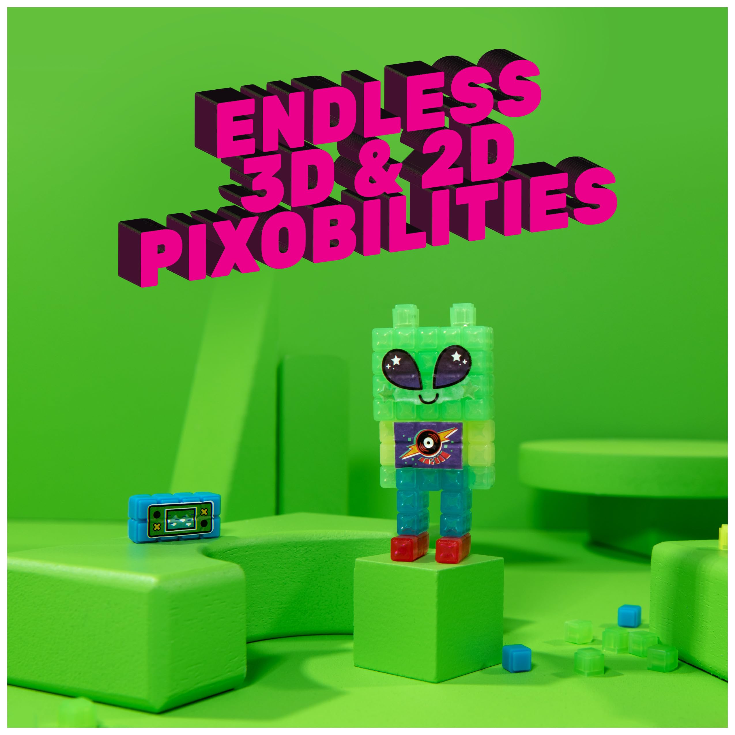 Foto 7 pulgar | Juguetes Infantiles Arts And Crafts Pixobitz Neon Studio Con 600 Cuentas - Venta Internacional.