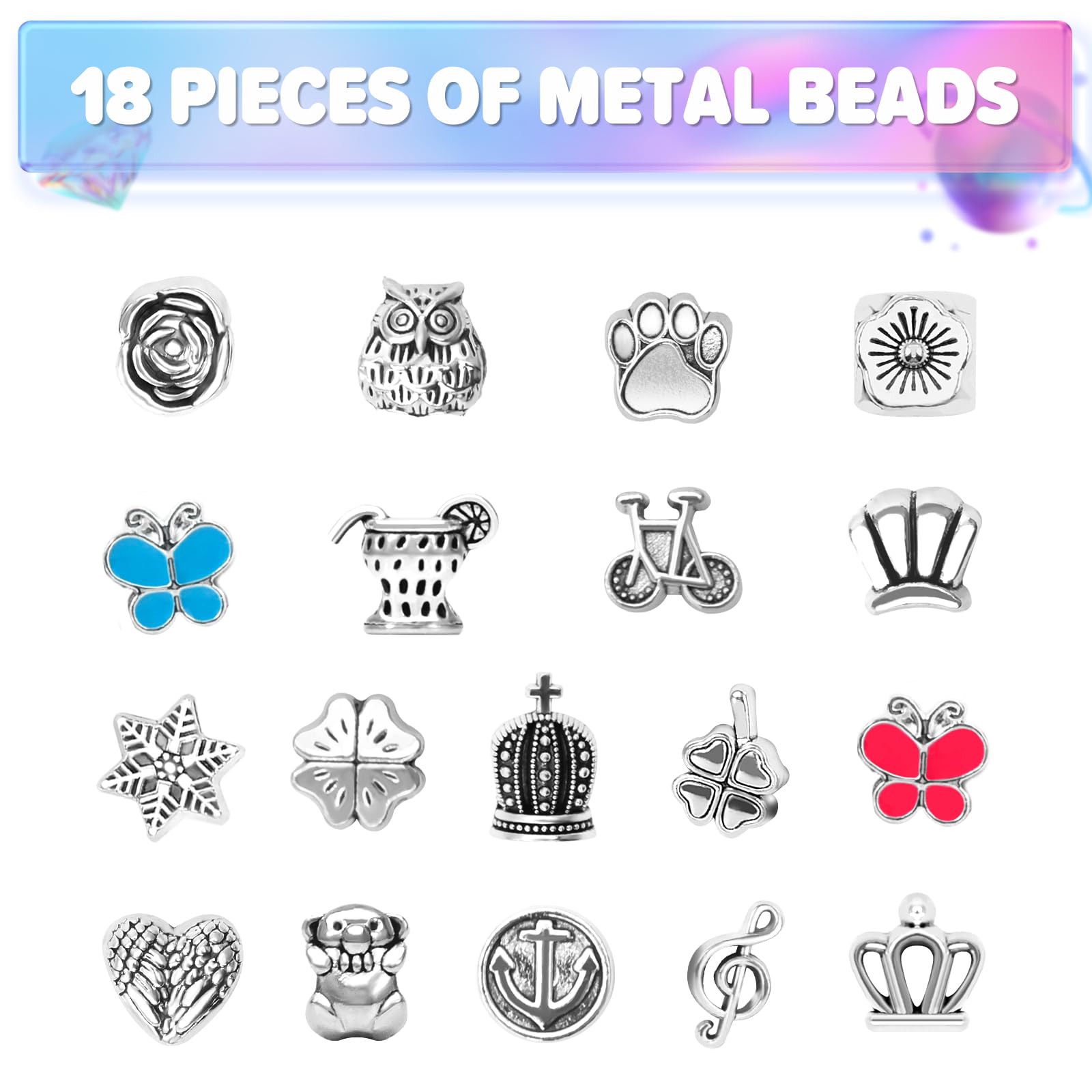 Foto 4 pulgar | Kit De Fabricación De Joyas Biib Para Niñas De 8 A 12 Años - Venta Internacional.