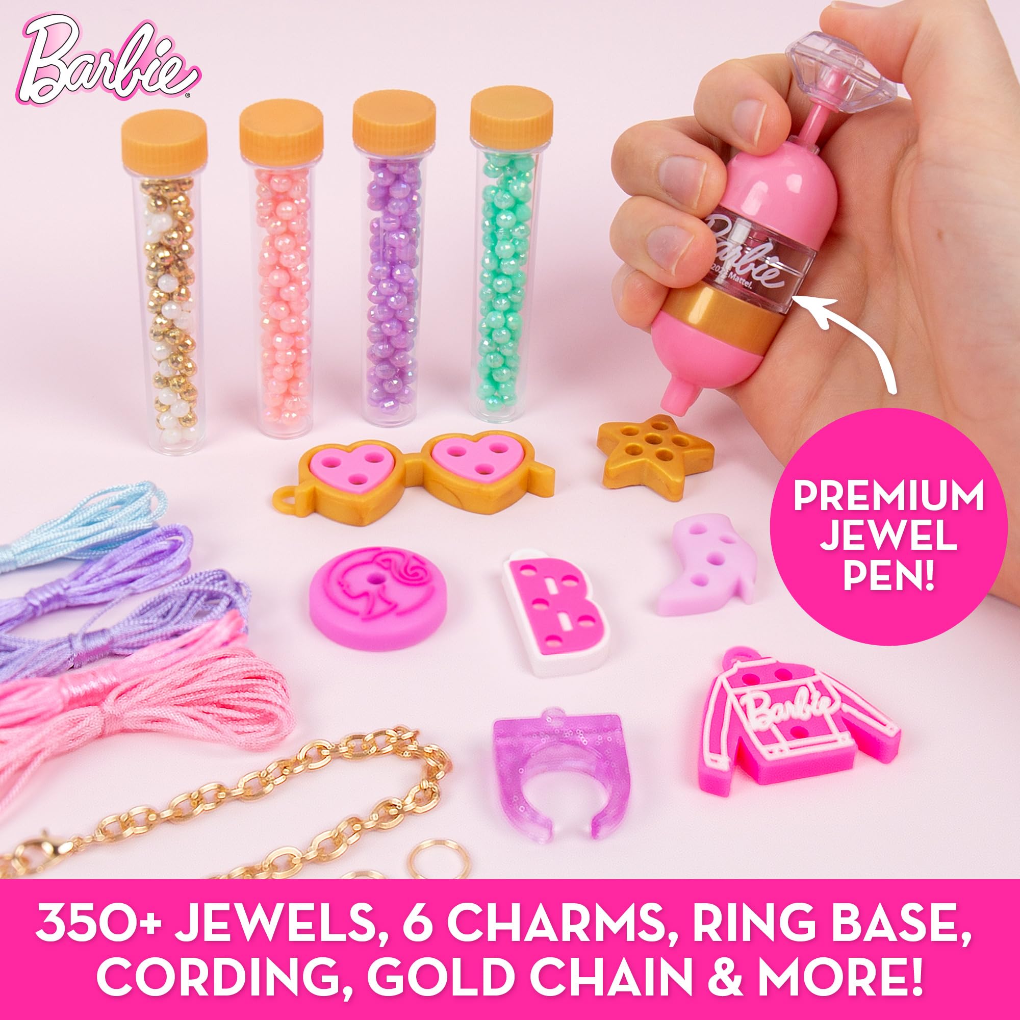 Foto 6 pulgar | Kit Para Hacer Joyas Barbie Sparkling Bling Con Estuche De Almacenamiento 6+ - Venta Internacional.