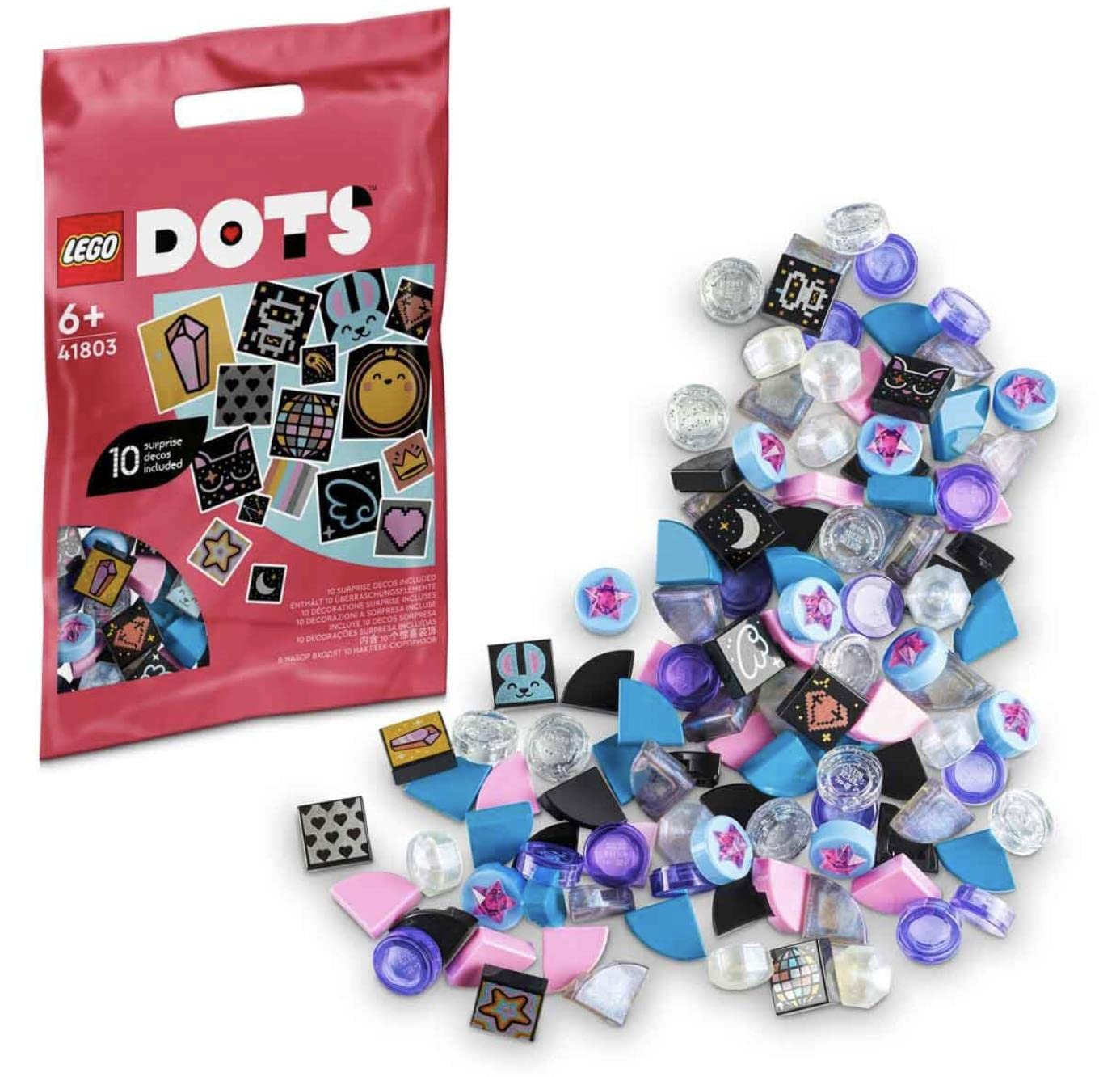 Foto 2 pulgar | Juego De Azulejos Lego Dots Extra Dots Series 8 Con Purpurina Y Brillo - Venta Internacional.