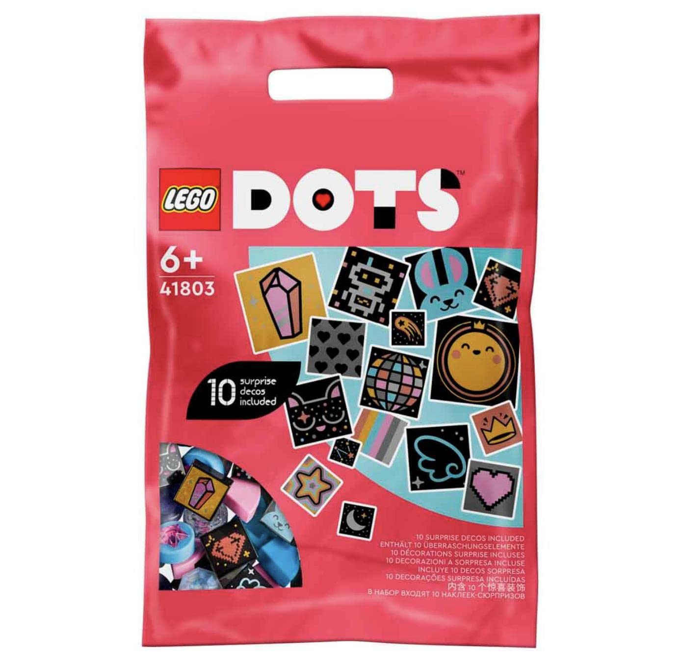 Foto 3 pulgar | Juego De Azulejos Lego Dots Extra Dots Series 8 Con Purpurina Y Brillo - Venta Internacional.