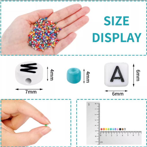 Foto 4 pulgar | Kit Xtellar Para Hacer Pulseras, Collares De Cuentas Multicolor