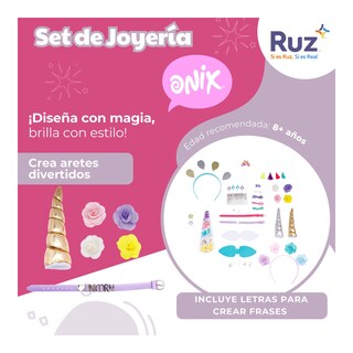 Foto 3 | Set De Joyería Ruz Onix Magic Fashion Set (pulseras Y Diademas)