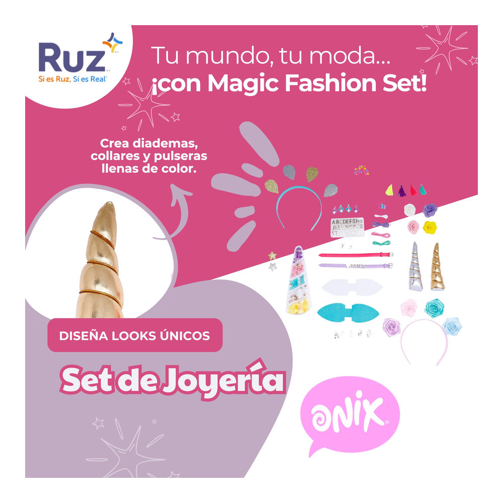 Foto 4 | Set De Joyería Ruz Onix Magic Fashion Set (pulseras Y Diademas)