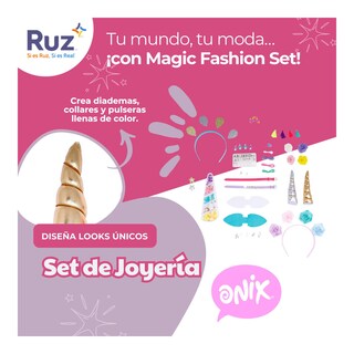 Foto 4 | Set De Joyería Ruz Onix Magic Fashion Set (pulseras Y Diademas)