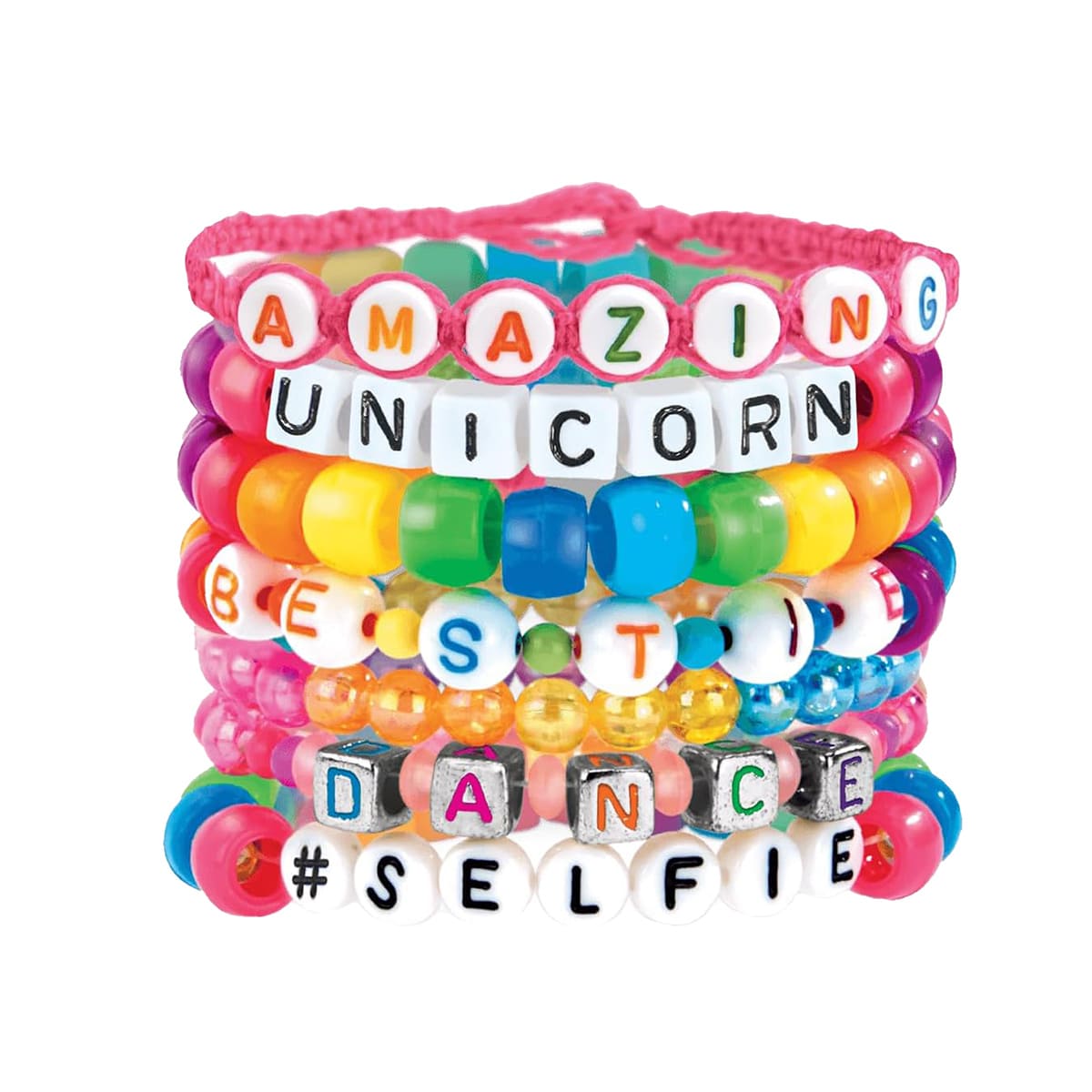 Foto 2 pulgar | Set de Pulseras Shimmer And Sparkle Abc Fashion Beads