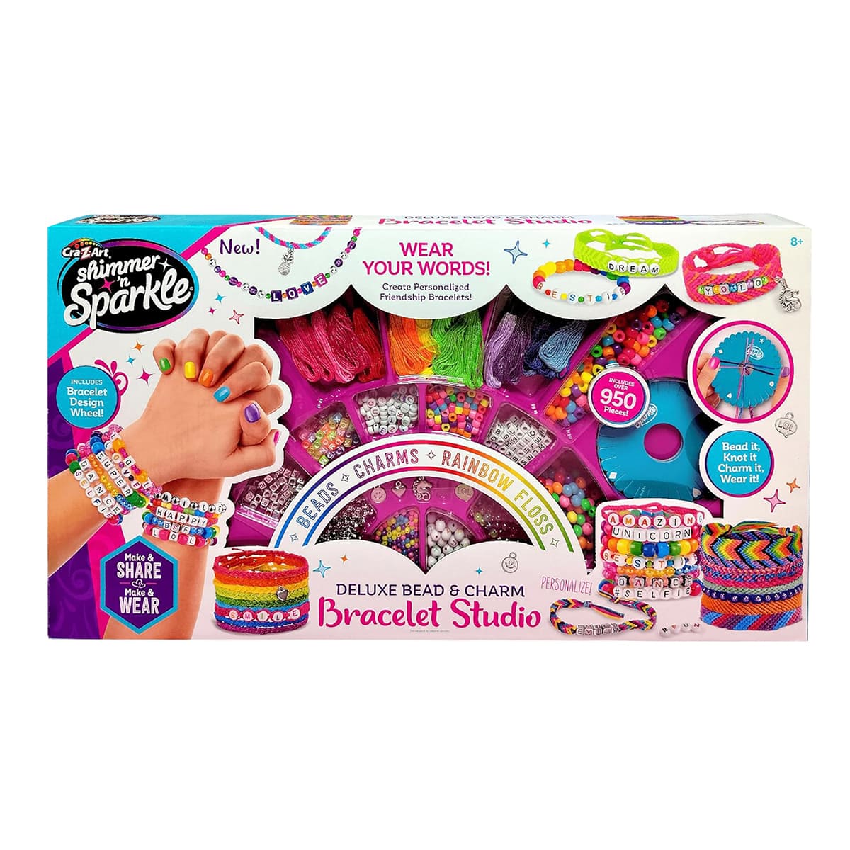 Foto 5 pulgar | Set de Pulseras Shimmer And Sparkle Abc Fashion Beads