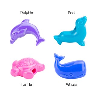 Foto 4 | Beads Hygloss Sea Life Con Diseño De Animales Marinos, 25 Mm, 150 Unidades - Venta Internacional.