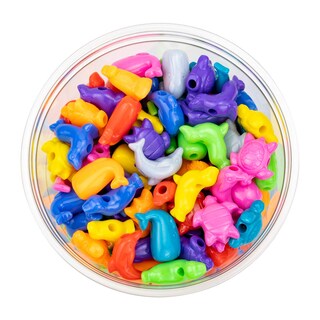 Foto 7 | Beads Hygloss Sea Life Con Diseño De Animales Marinos, 25 Mm, 150 Unidades - Venta Internacional.